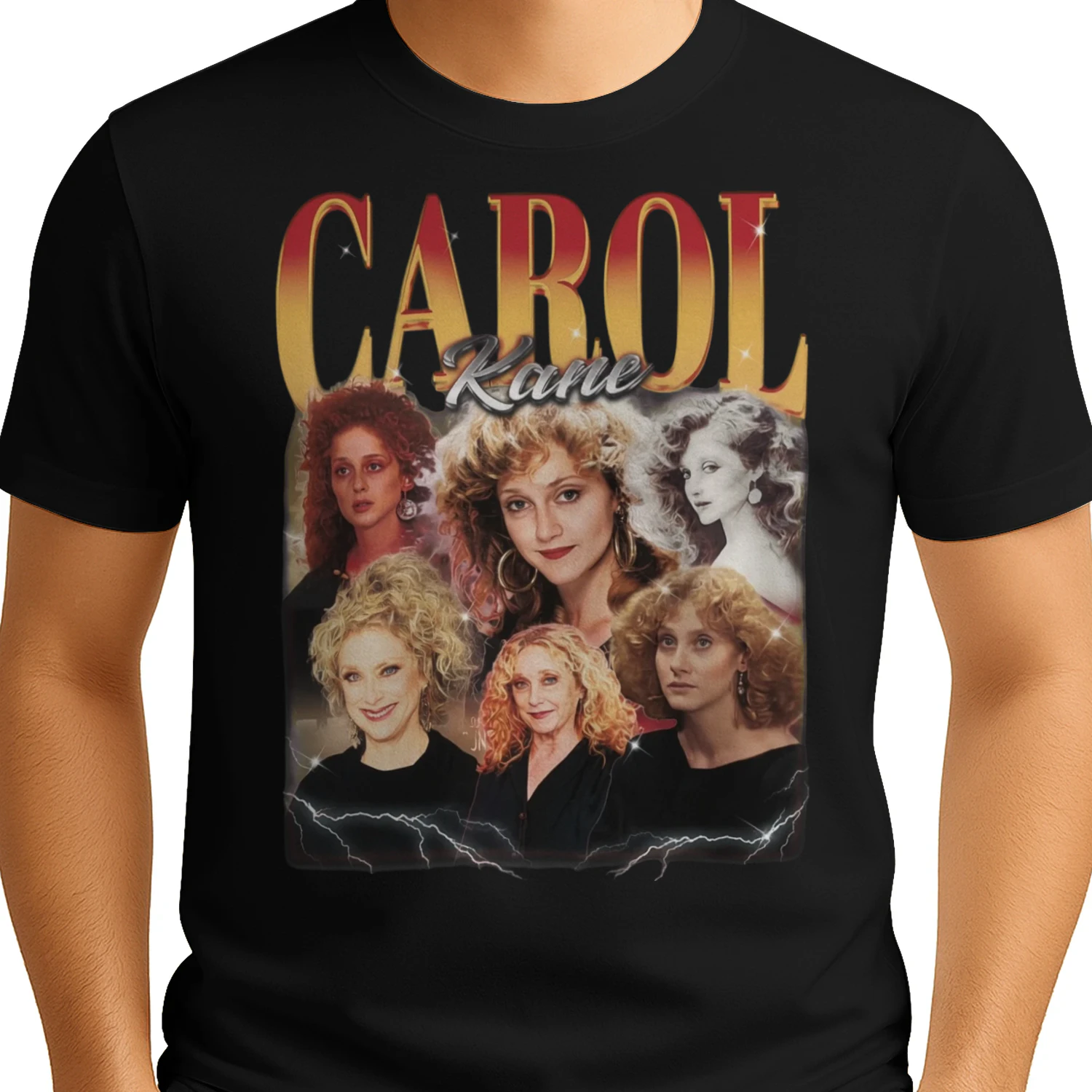Carol Kane Fan T-Shirt - Classic Hollywood Actress Portrait Collage