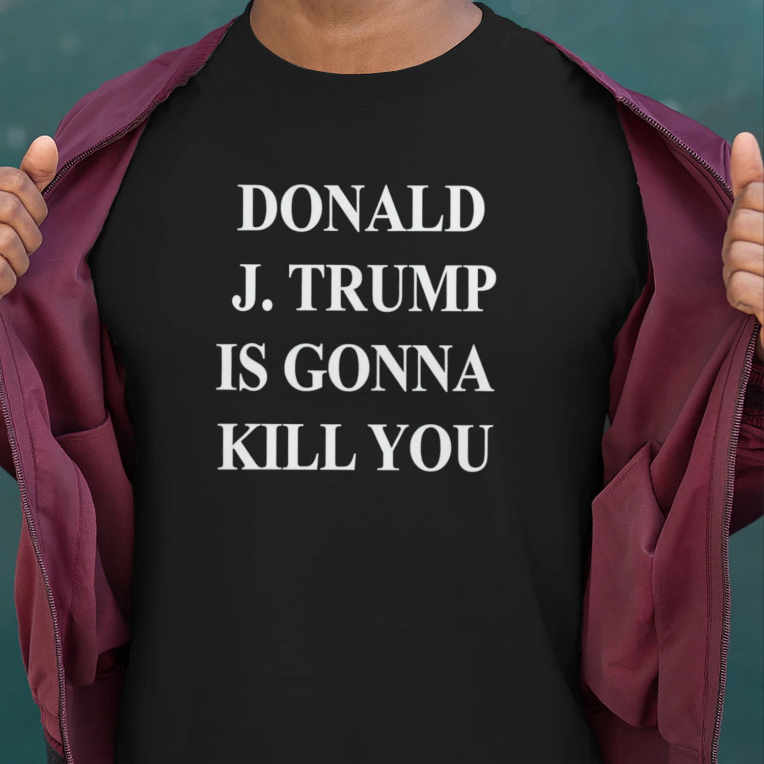 Donald Trump Political Typography T-Shirt