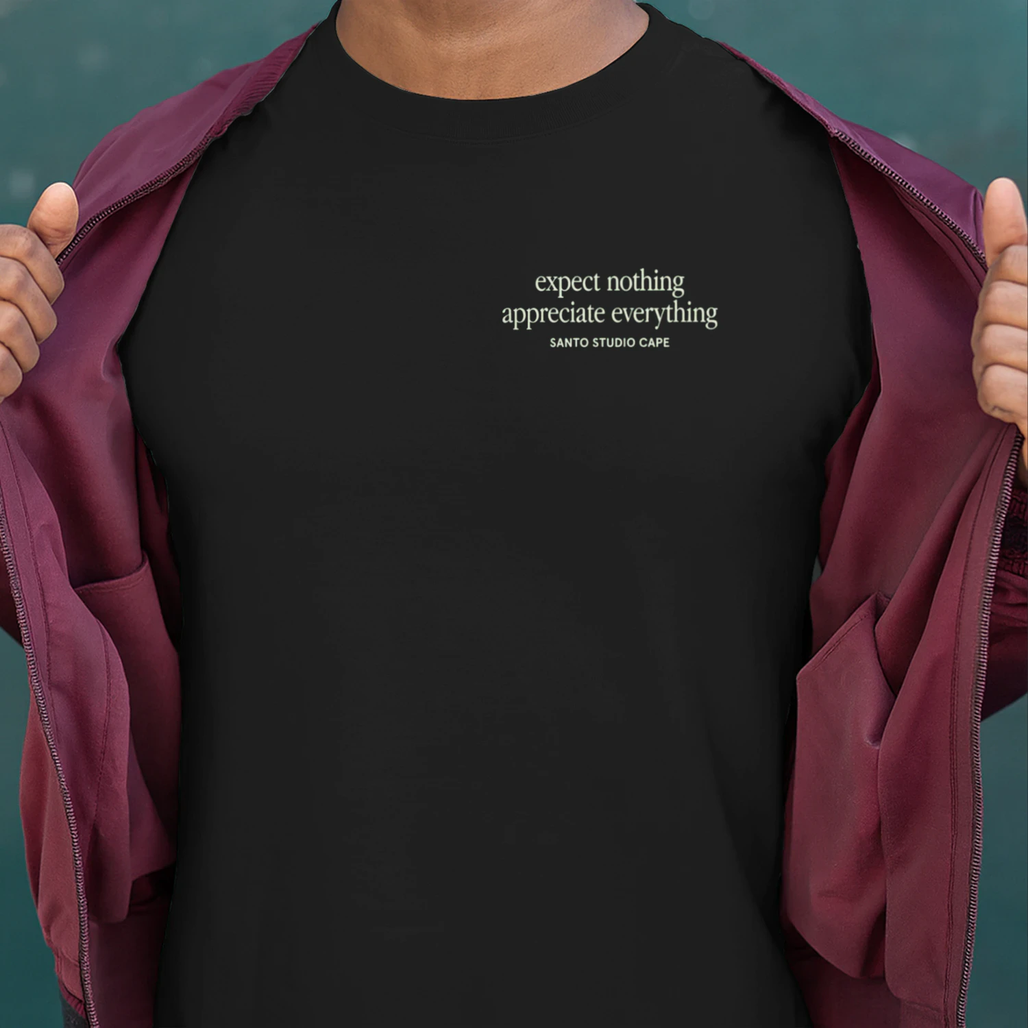 Expect Nothing Appreciate Everything Inspirational T-Shirt