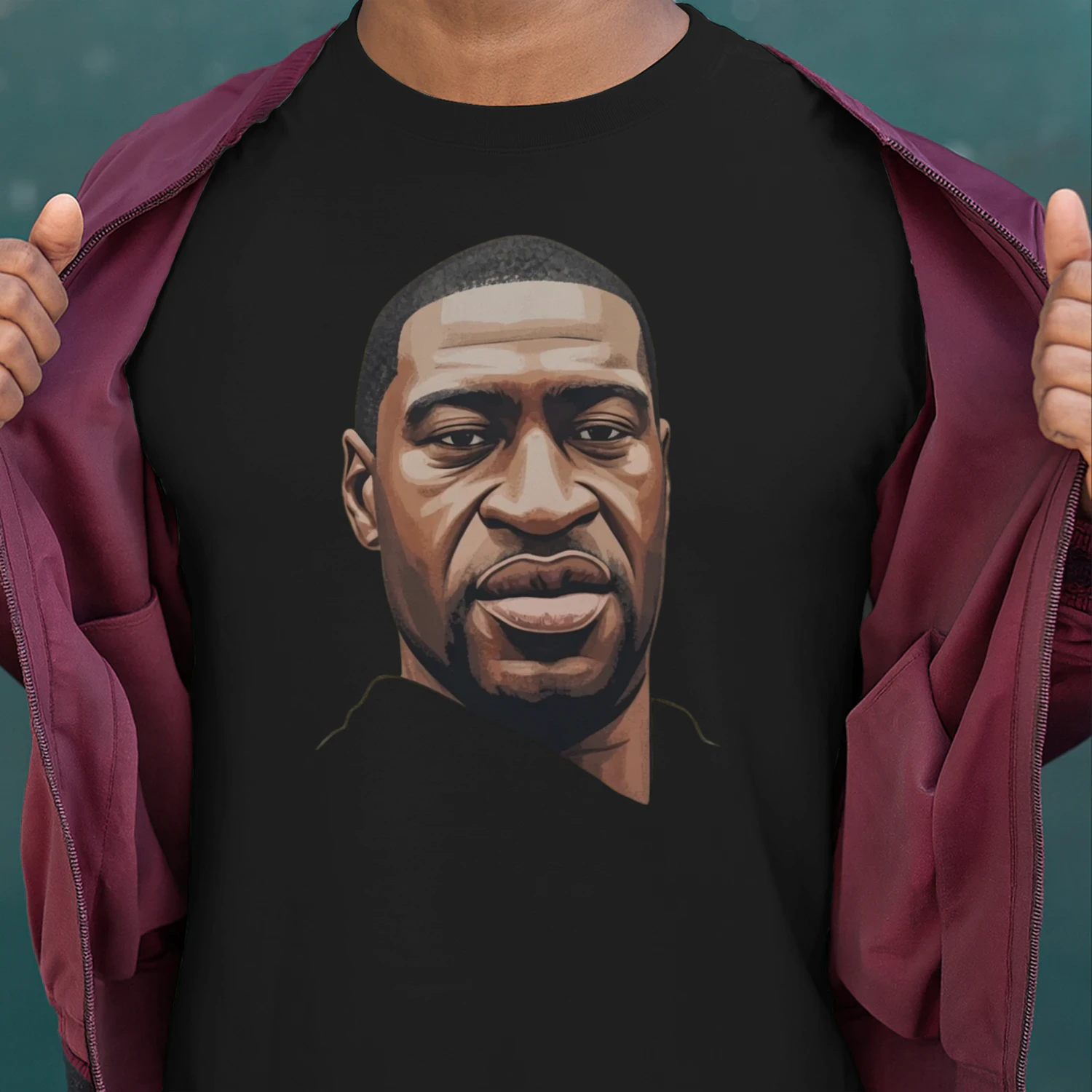 Memorial Portrait Graphic T-Shirt
