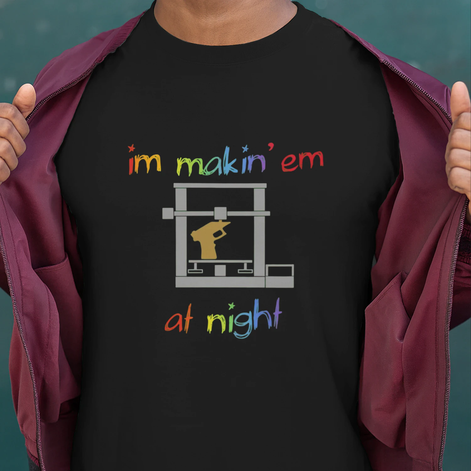 I'm Makin' Em At Night Funny Machinist