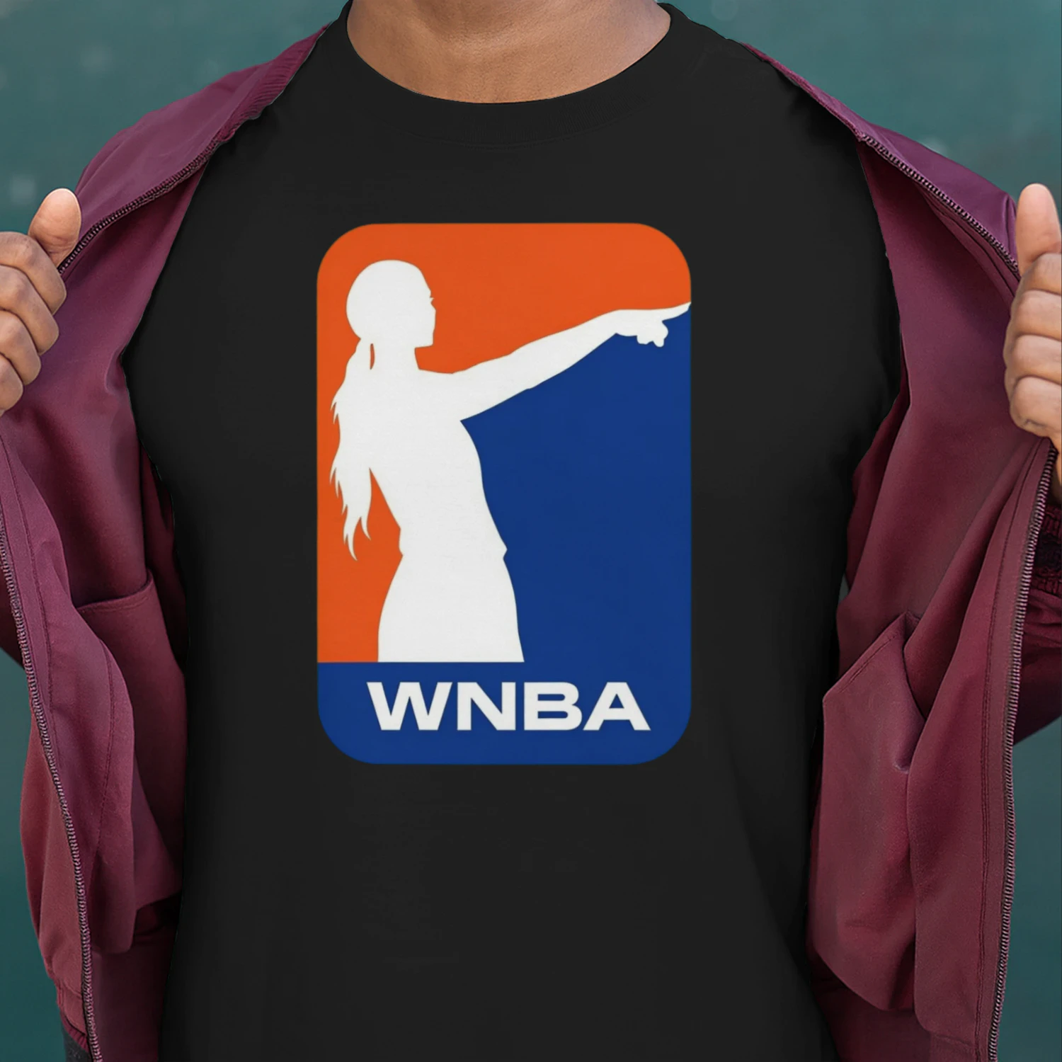 WNBA Pointing Logo