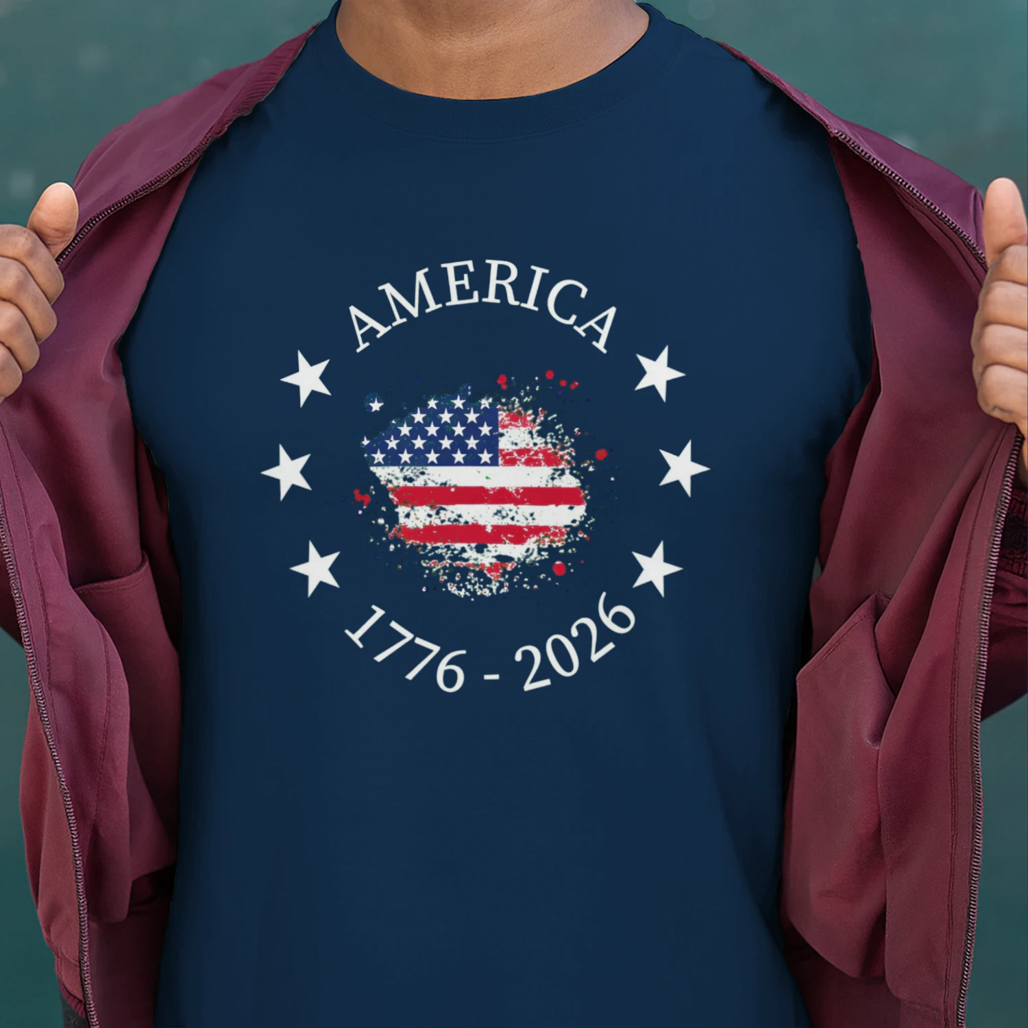 America 1776-2026" Patriotic T-Shirt