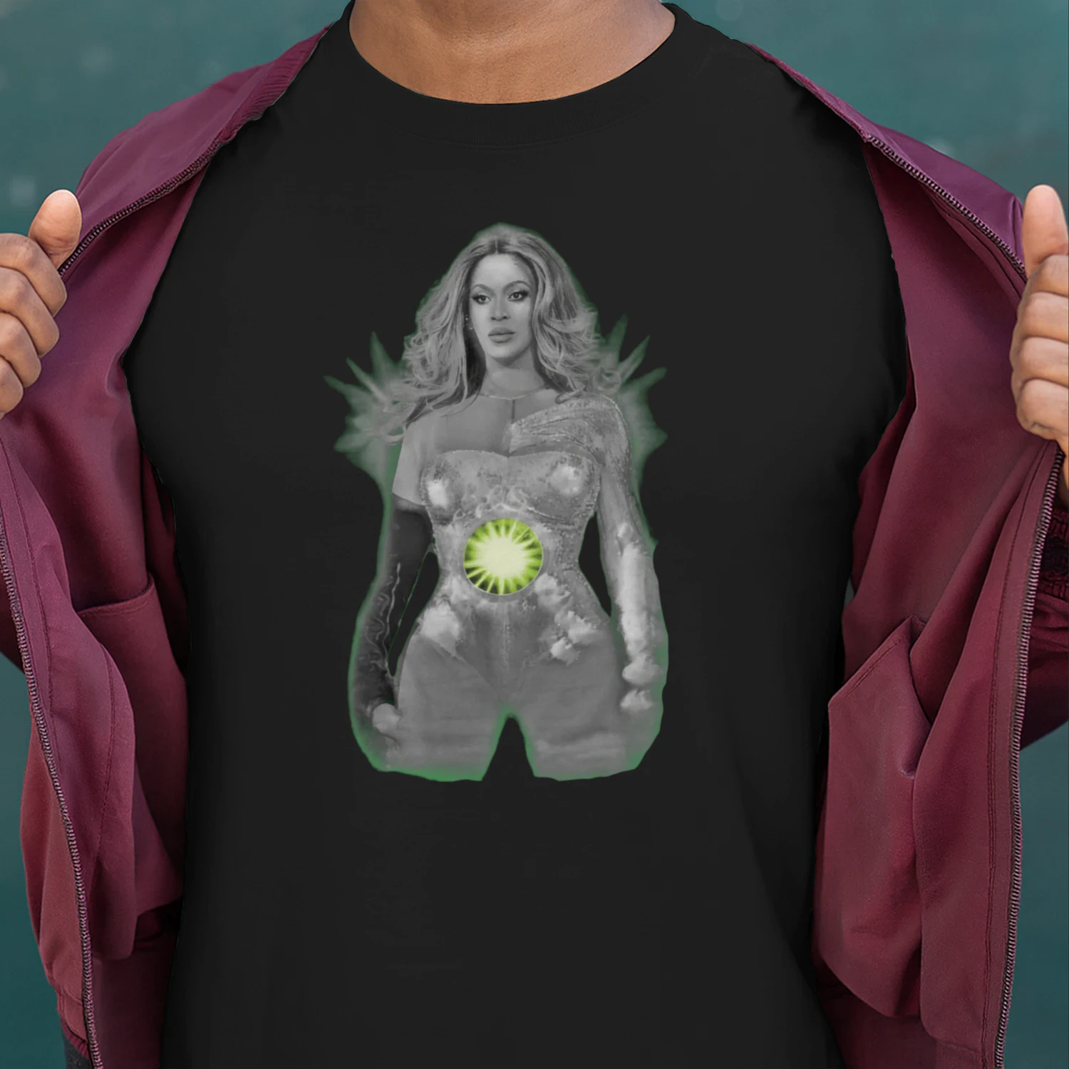 🔥 Fresh Beyoncé merch drop! This glowing kiwi energy design hits different 🔥