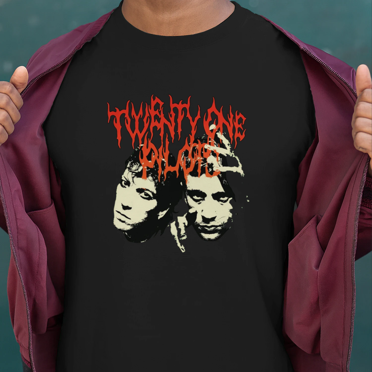 Vintage Grunge Band Style Graphic T-Shirt