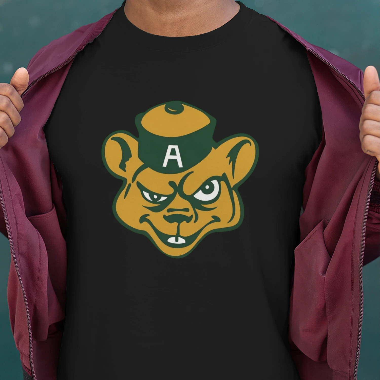 Vintage Angry Bear Mascot T-Shirt