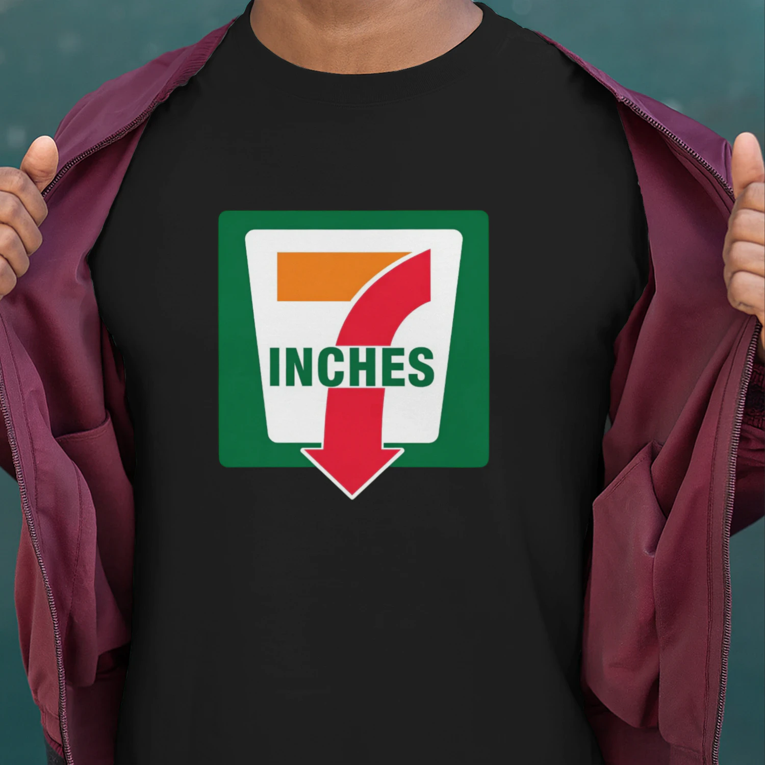 7 Inches Funny Parody T-Shirt 