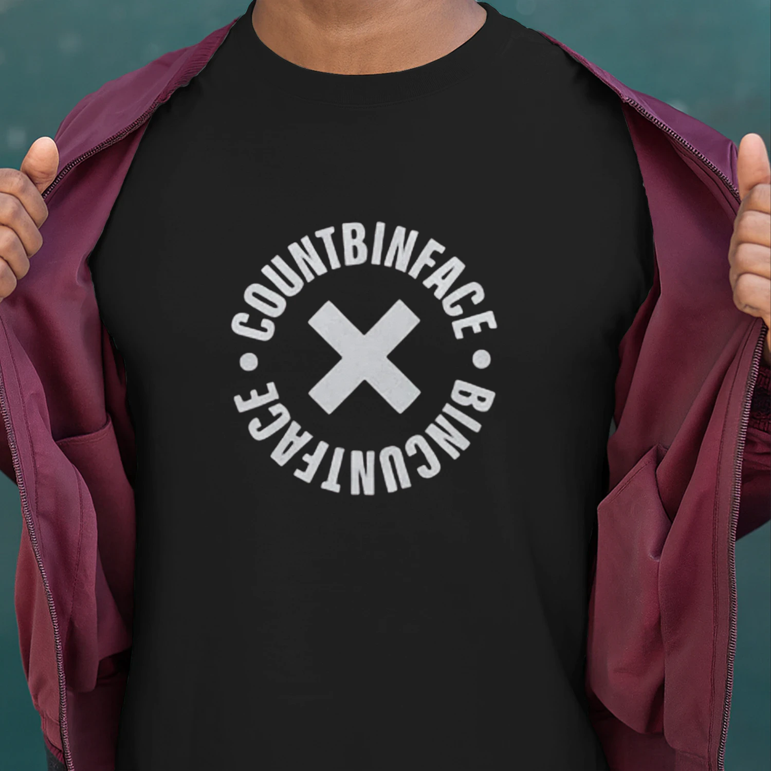 Count Bin Face X Bincuntface Logo T-Shirt