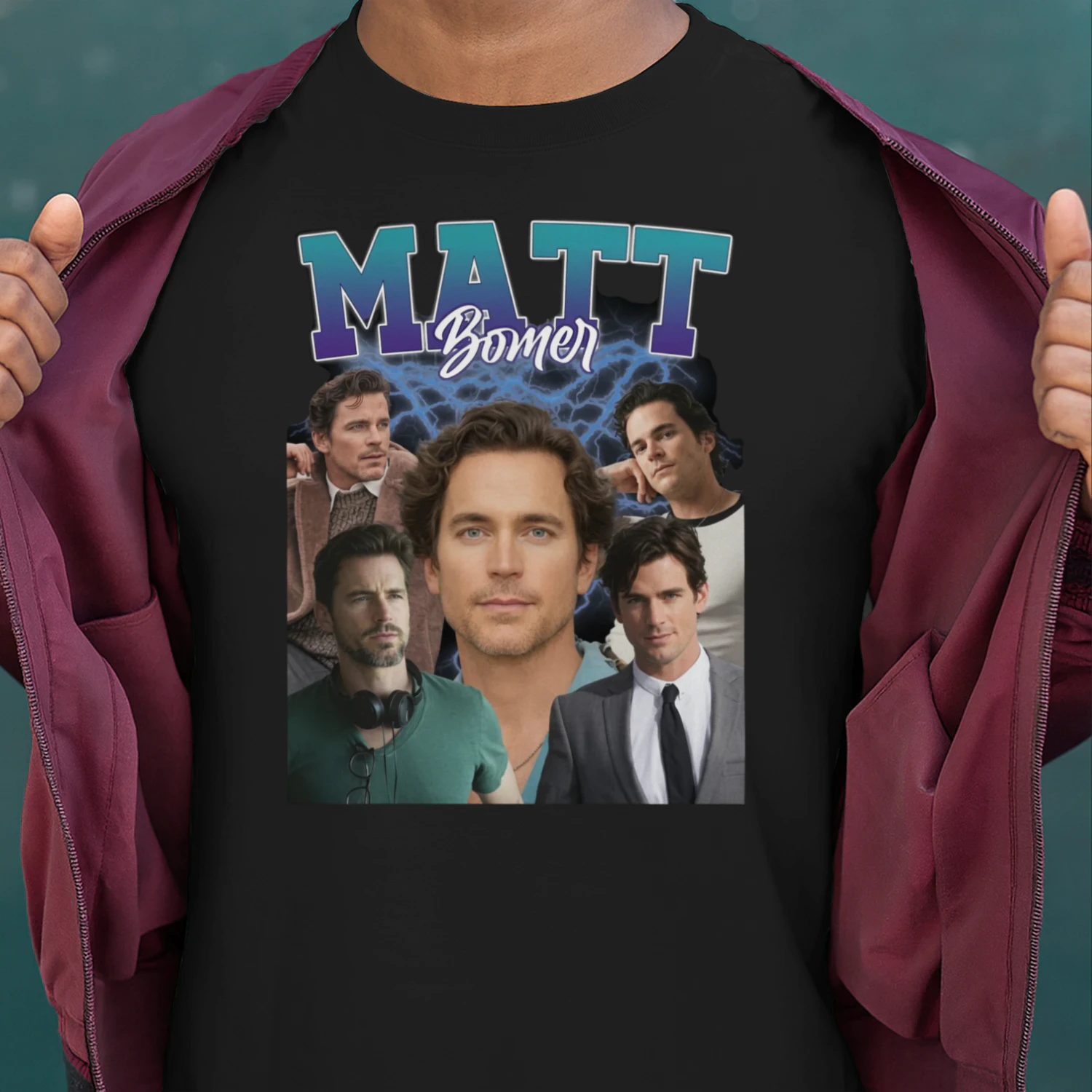 Matt Bomer Collage Portrait T-Shirt