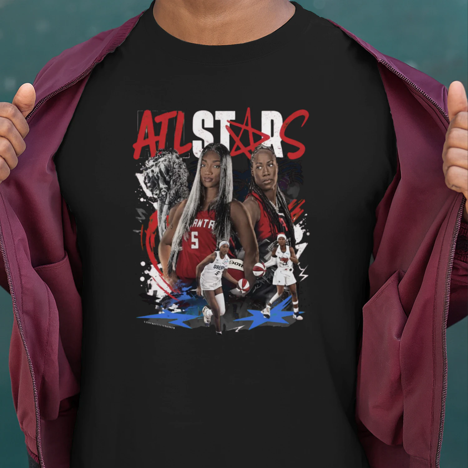 All Stars Basketball Graphic T-Shirt