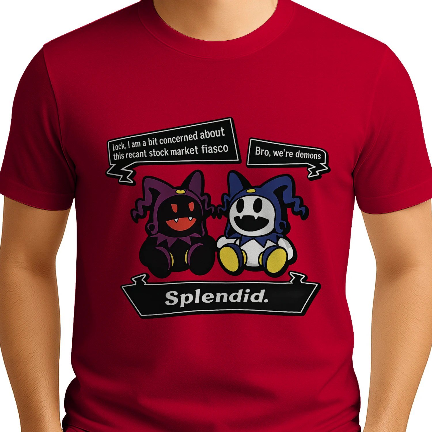 Funny Demon Meme T-Shirt – "Bro, We're Demons" Graphic Tee