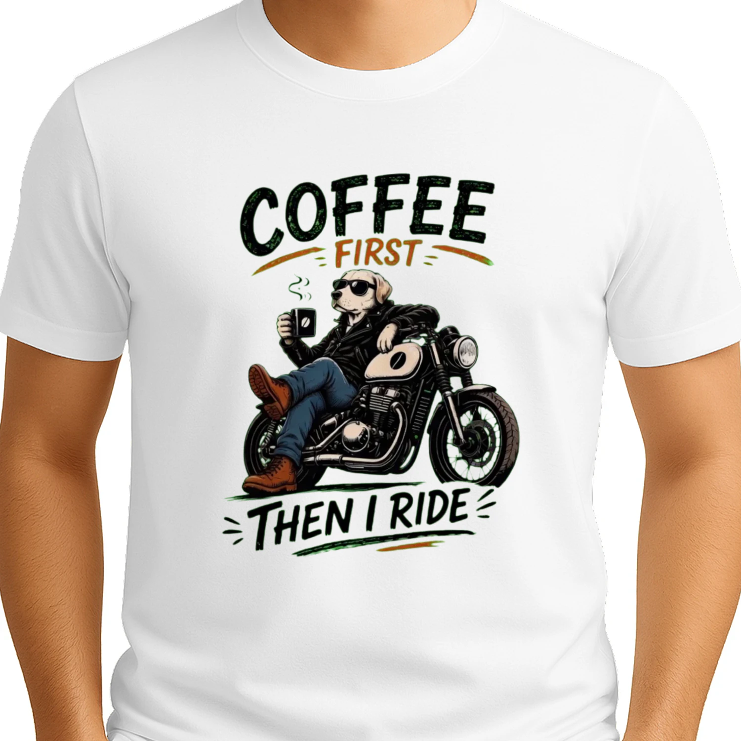 Coffee First Then I Ride Shirt