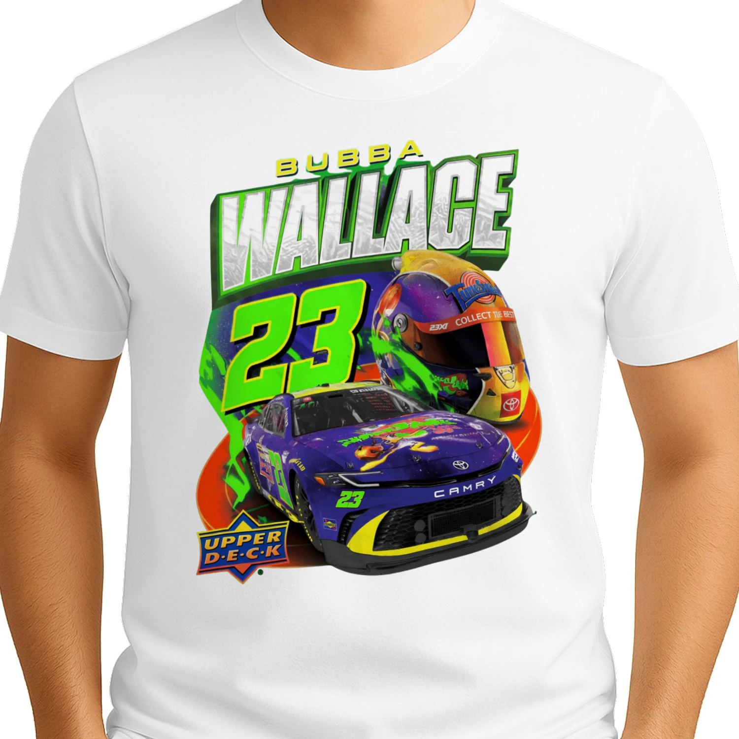 Bubba Wallace 23 NASCAR T-Shirt - 23XI Racing Toyota Camry Fan Gear
