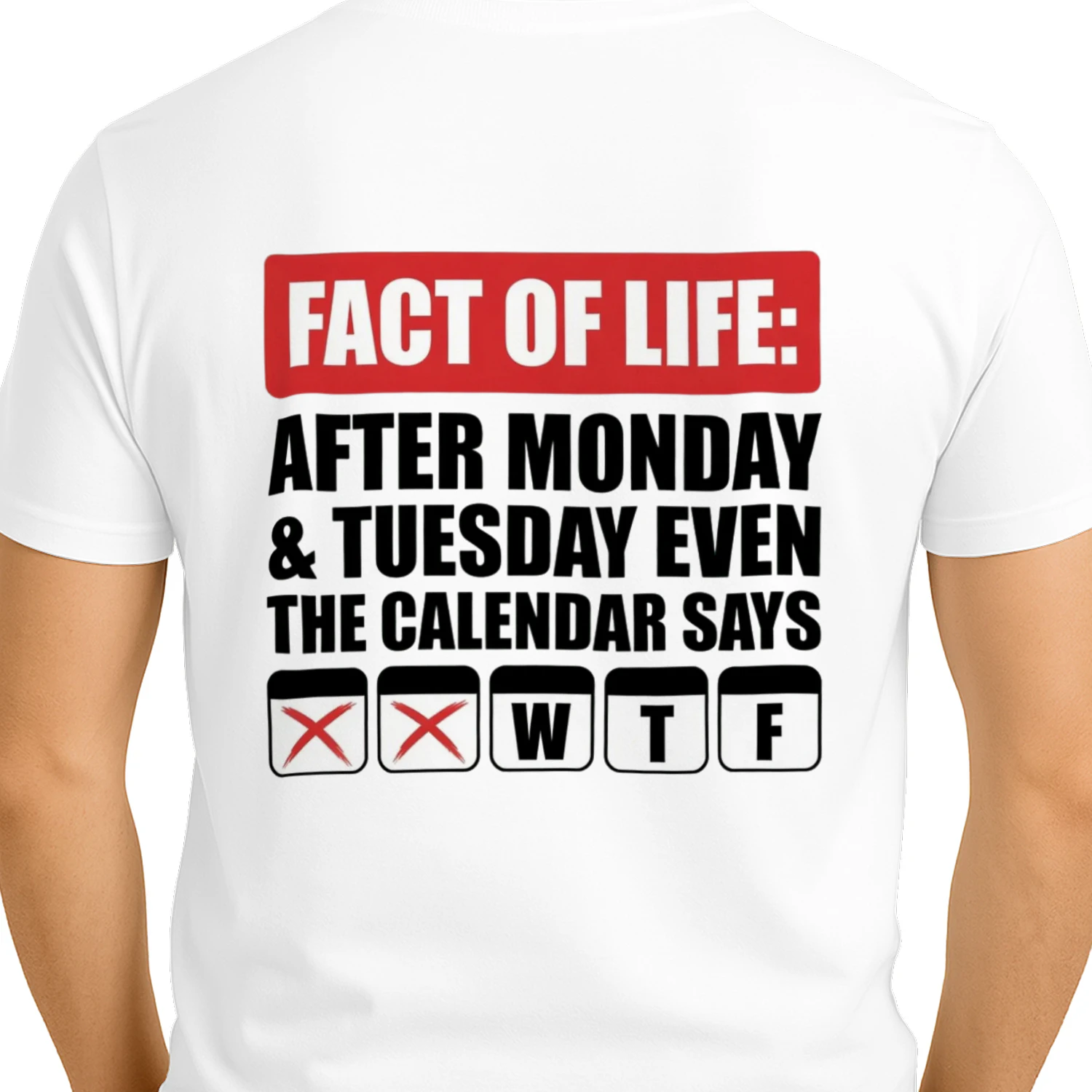 Funny WTF Calendar T-Shirt