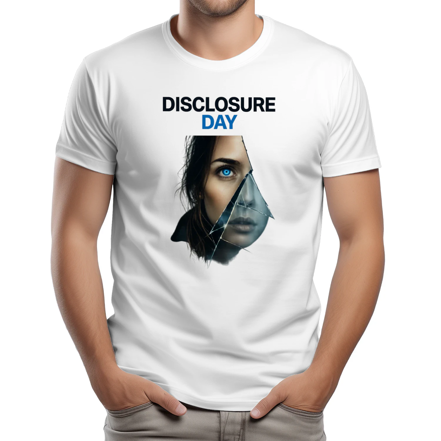 Disclosure Day Movie Inspired - Blue Eye Sci-Fi Thriller Graphic Tee
