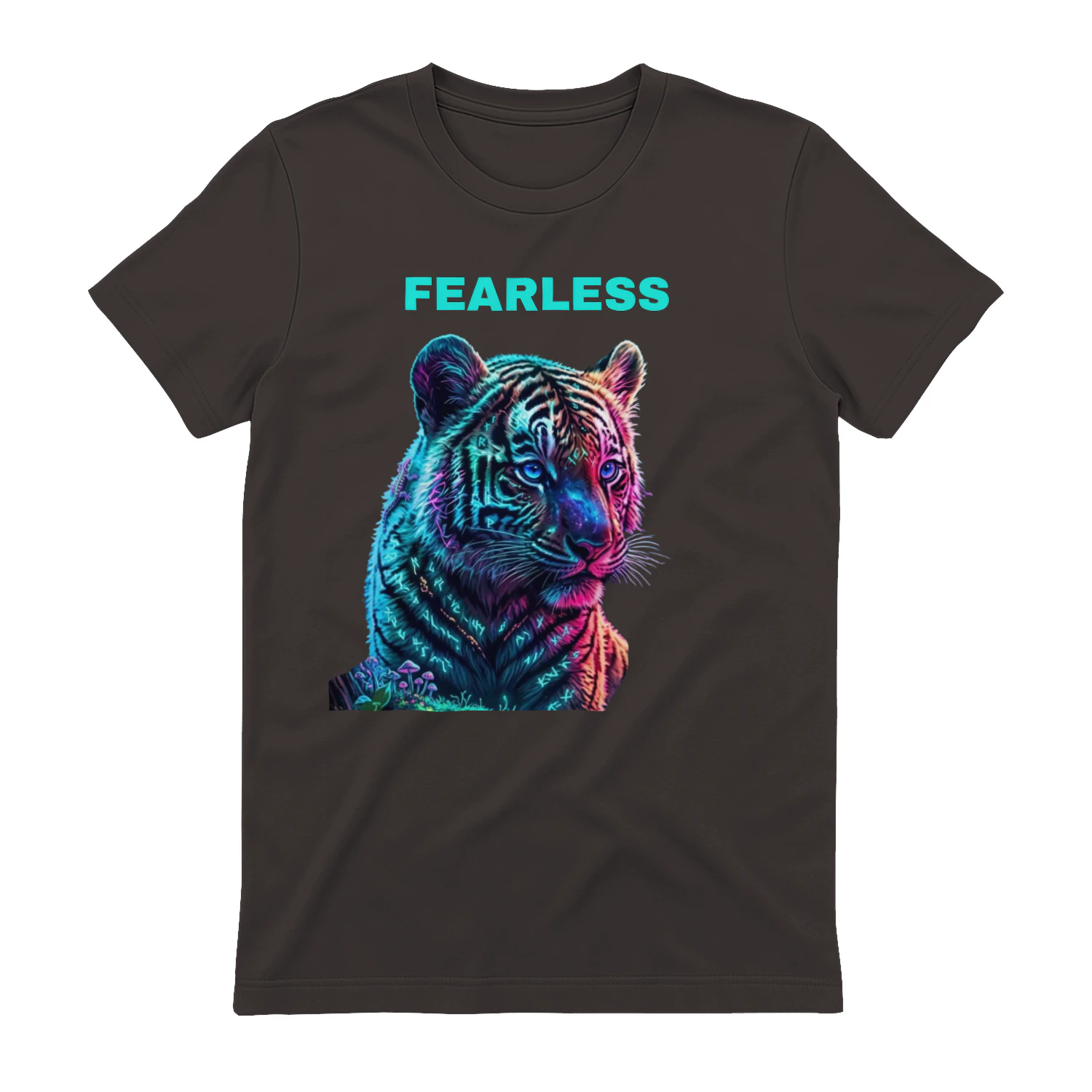 Fearless Neon Tiger Graphic Tee