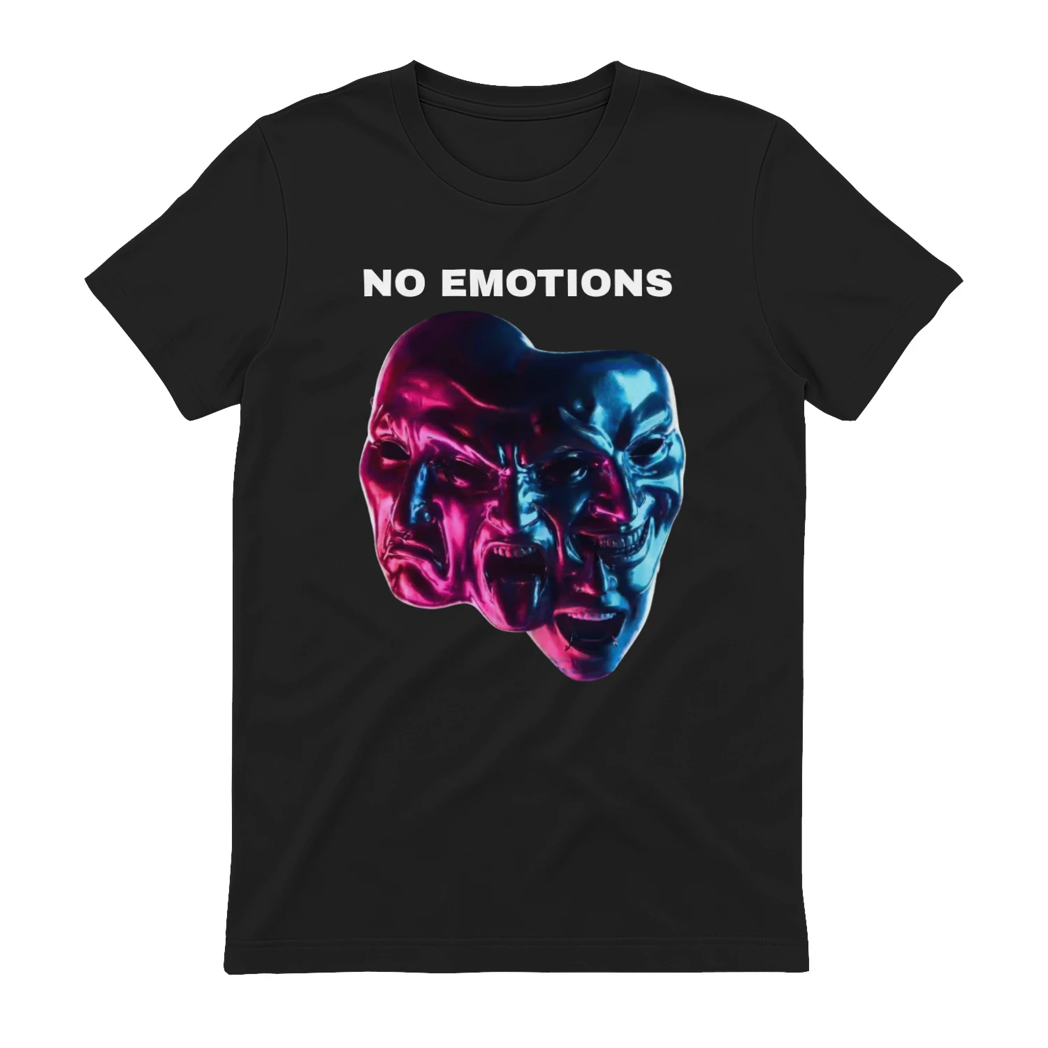 No Emotions Cyber Mask T-Shirt
