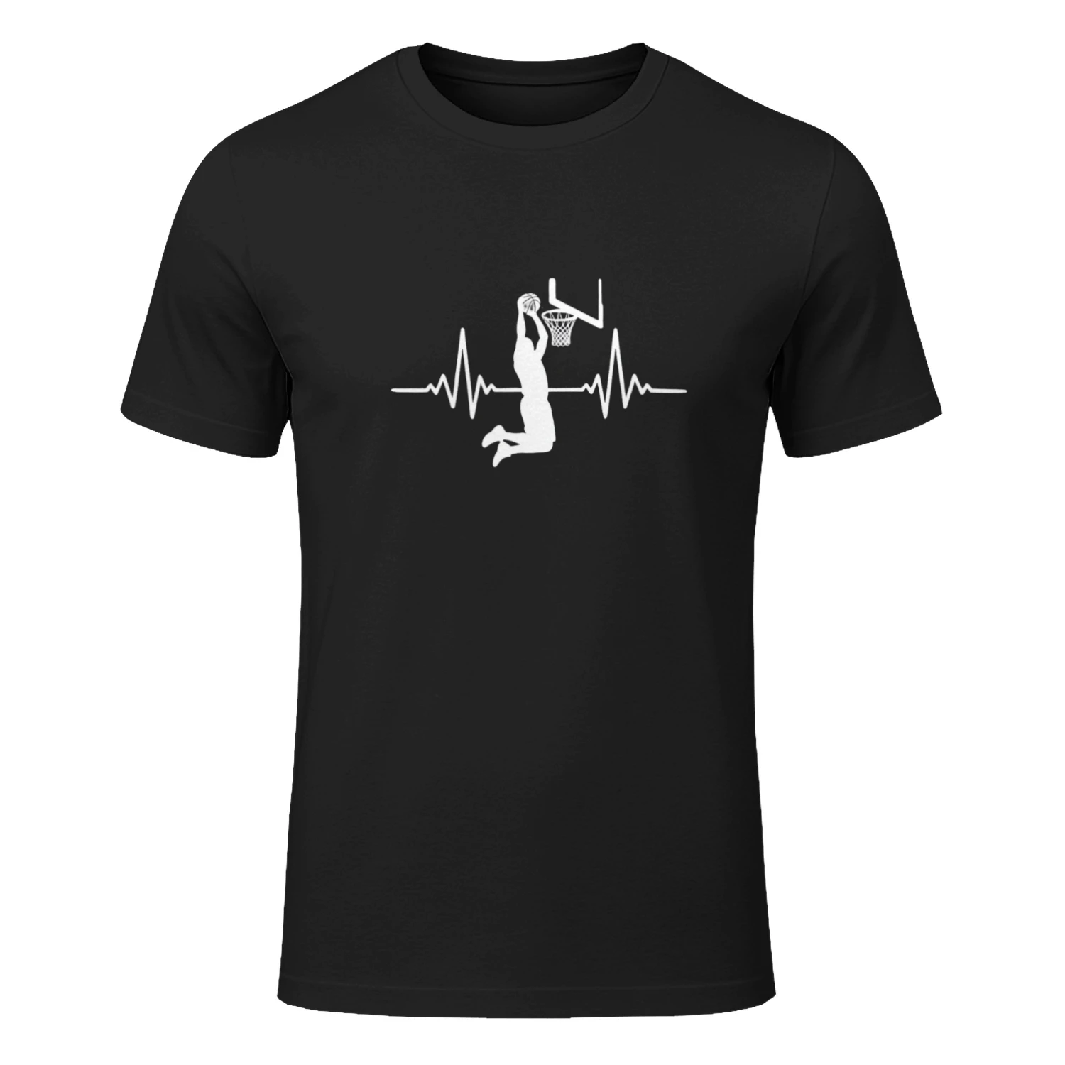 Basketball Heartbeat Graphic T-Shirt