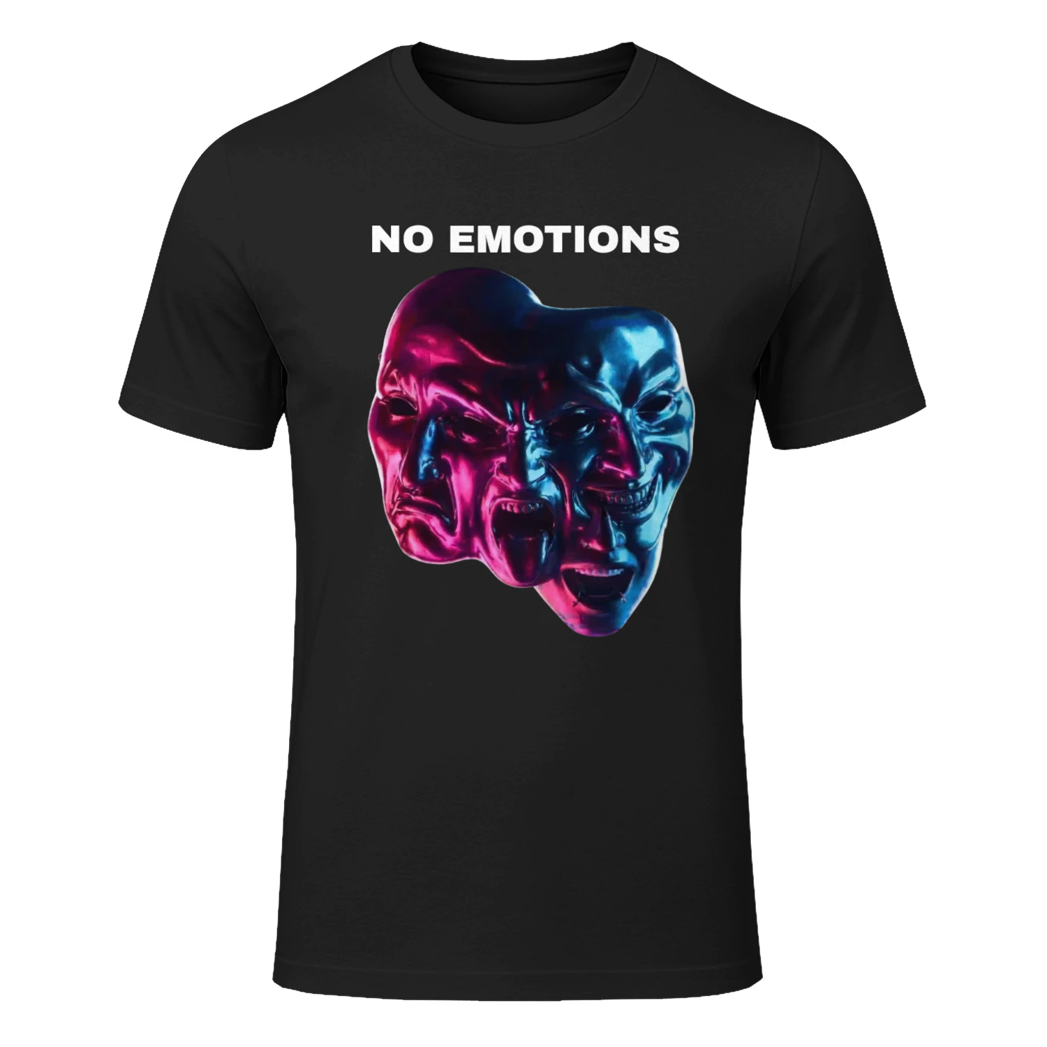 No Emotions Cyber Mask T-Shirt