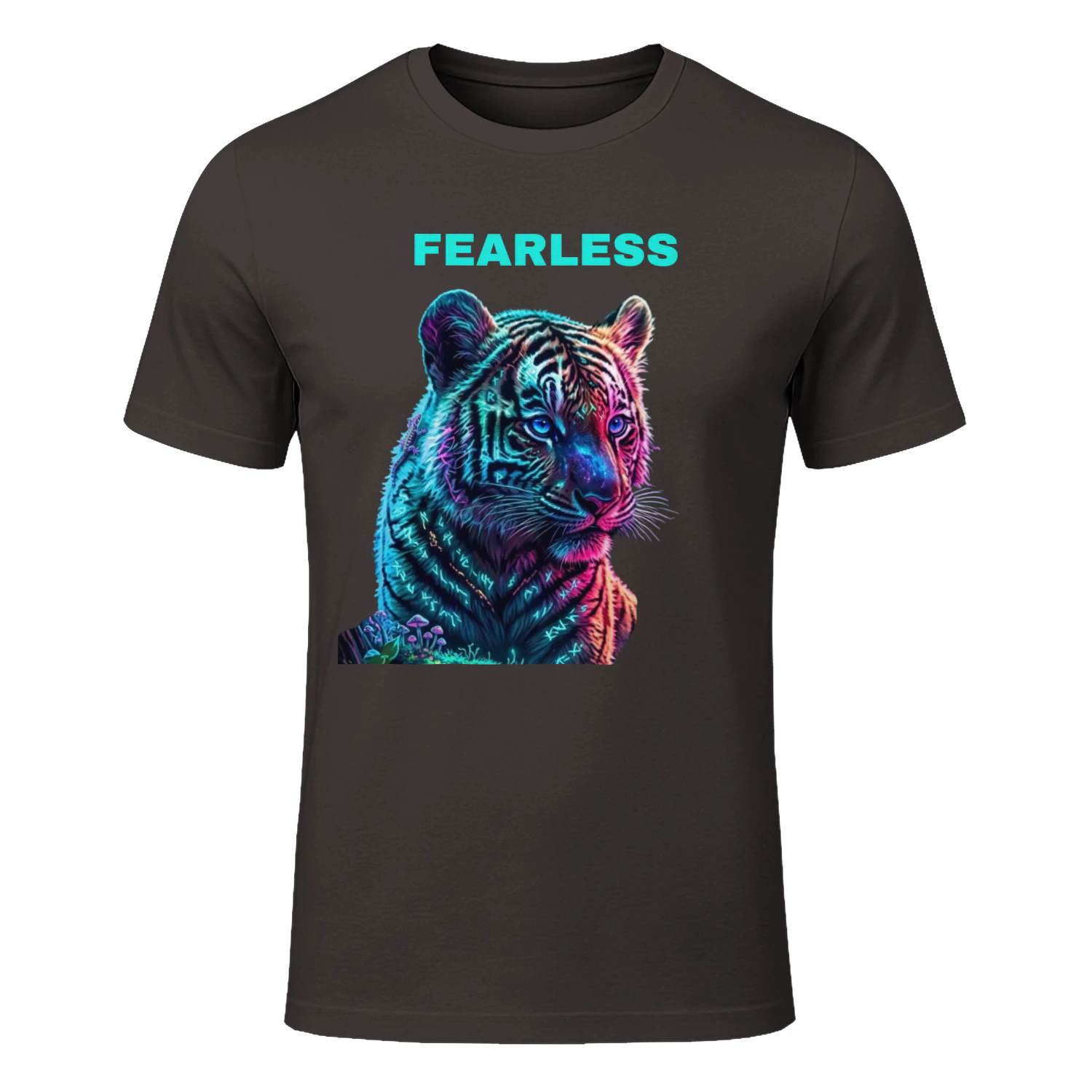 Fearless Neon Tiger Graphic Tee