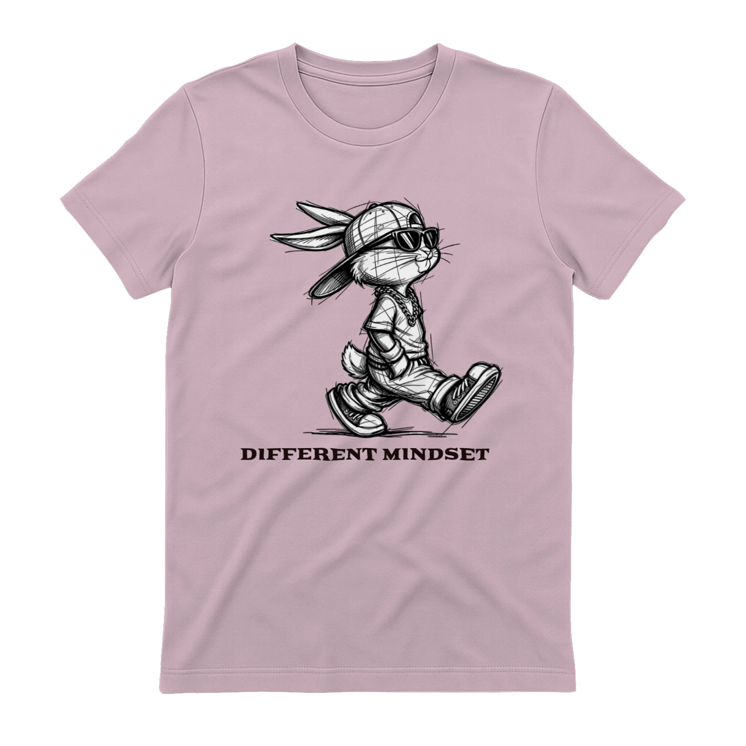 Different Mindset Cool Rabbit T-Shirt