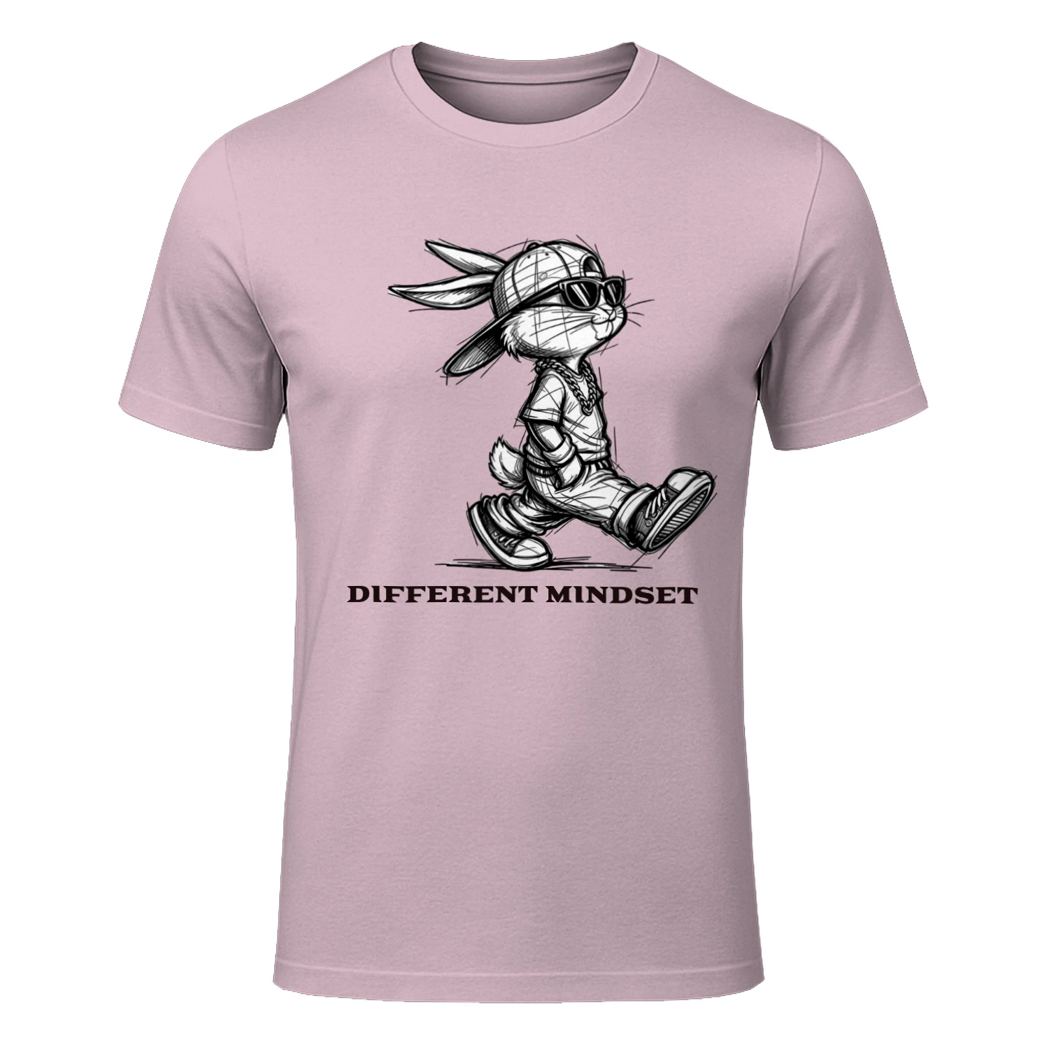 Different Mindset Cool Rabbit T-Shirt