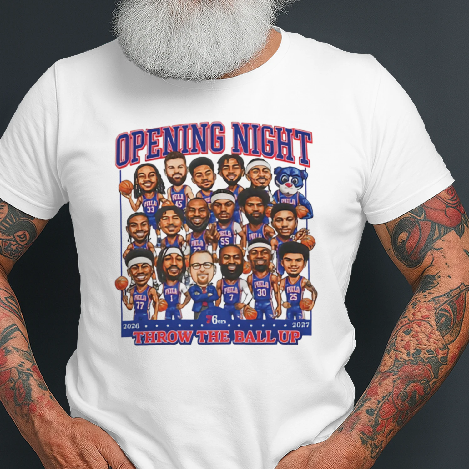 Philadelphia 76ers Throw The Ball Up Shirt