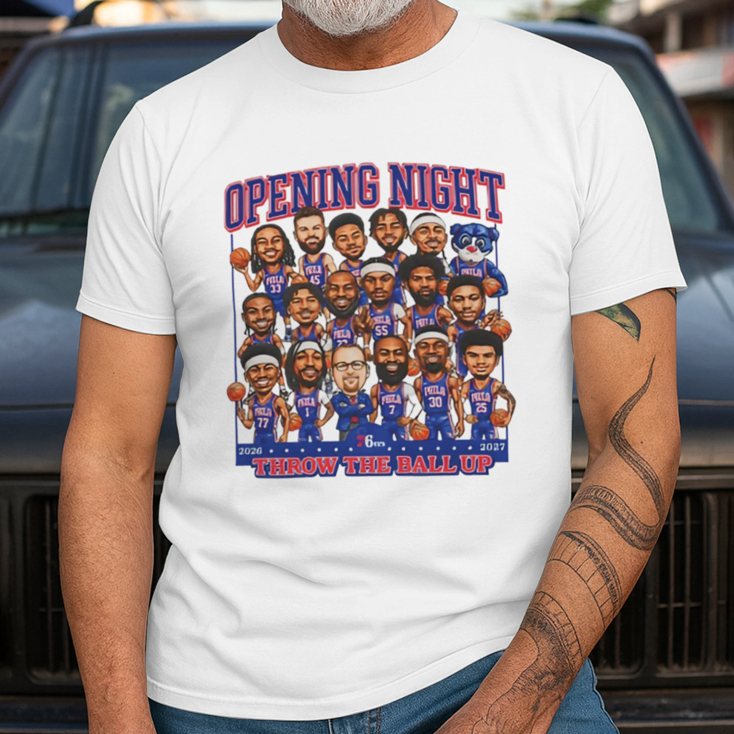 Philadelphia 76ers Throw The Ball Up Shirt