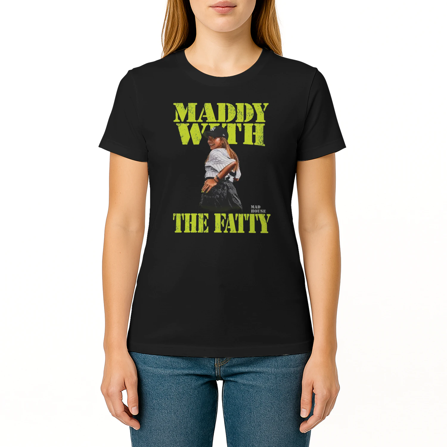Maddy with the Fatty Shirt