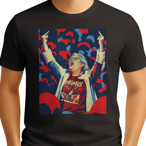 Aunt Sue Primus No Kings Middle Finger Shirt