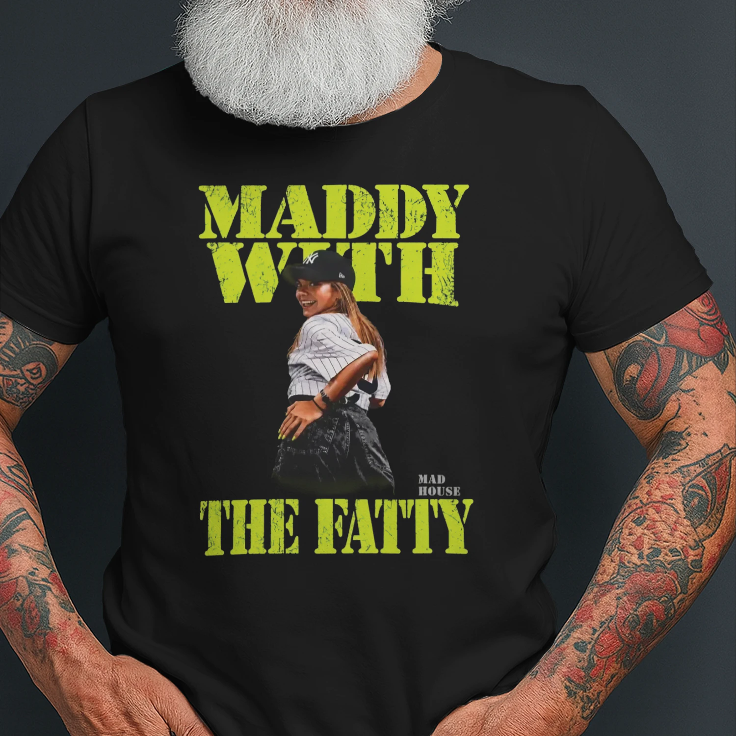 Maddy with the Fatty Shirt