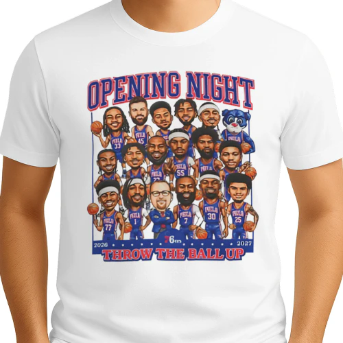 Philadelphia 76ers Throw The Ball Up Shirt