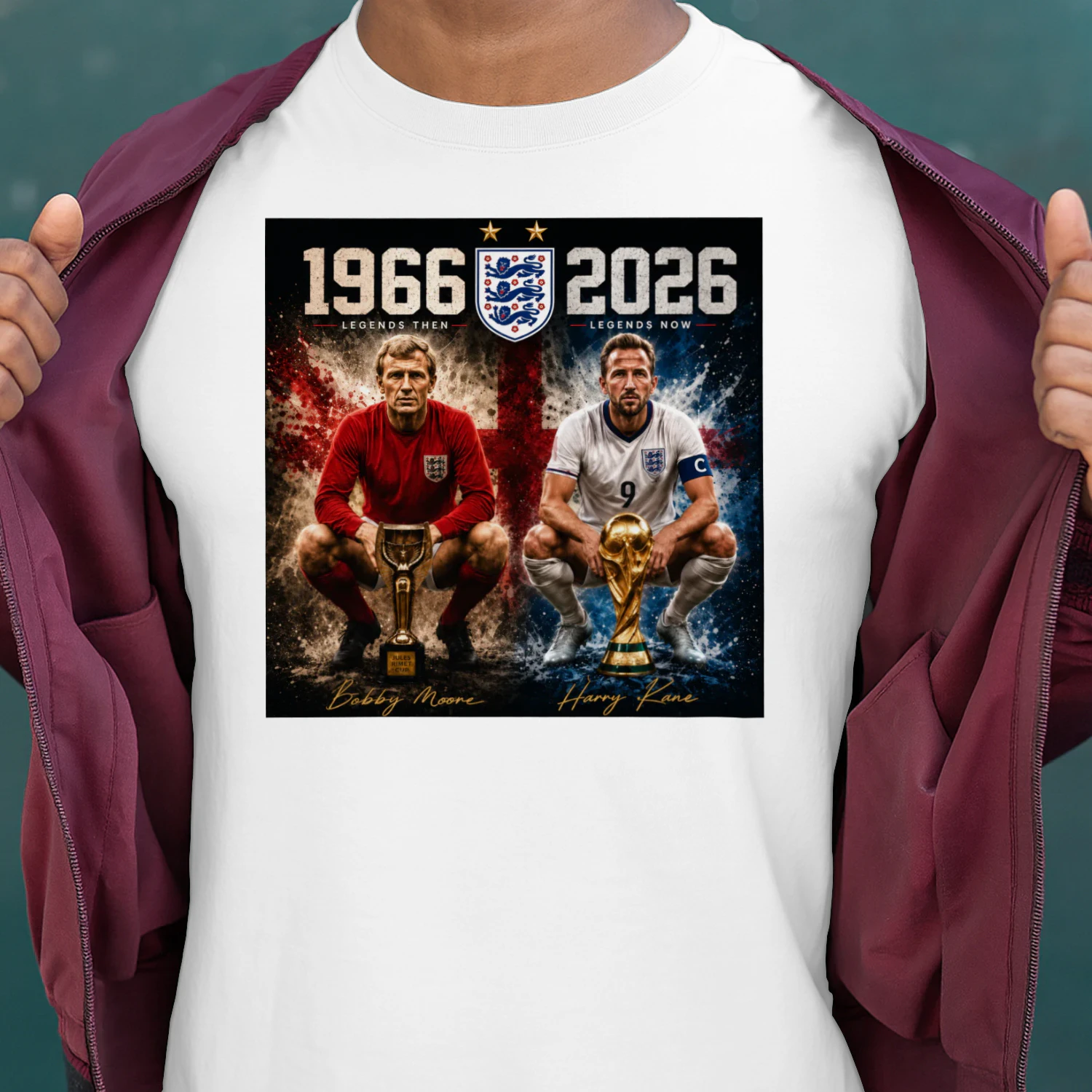 1966 - 2026 England World Cup 
