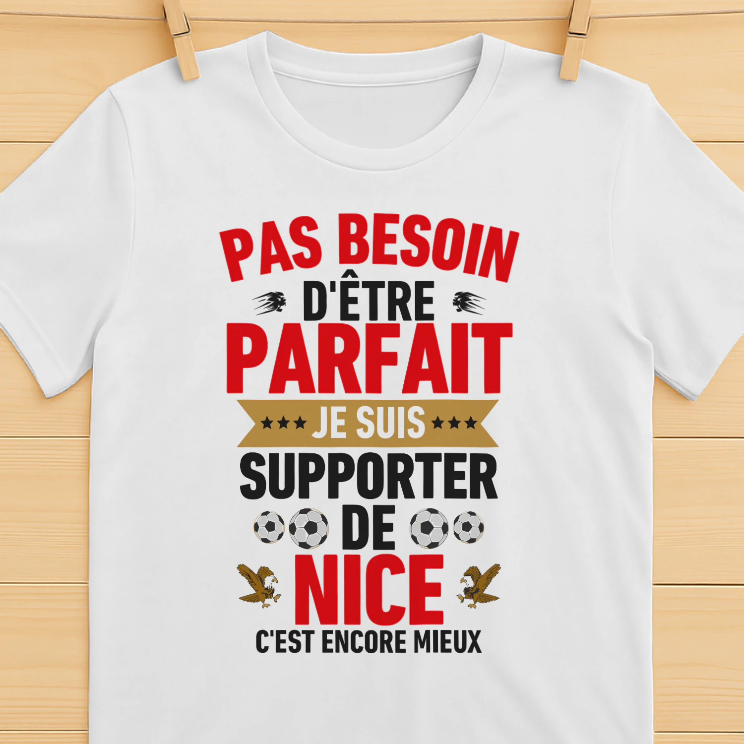 Je ne suis pas parfait mais je suis supporter de nice c'est presque pareil