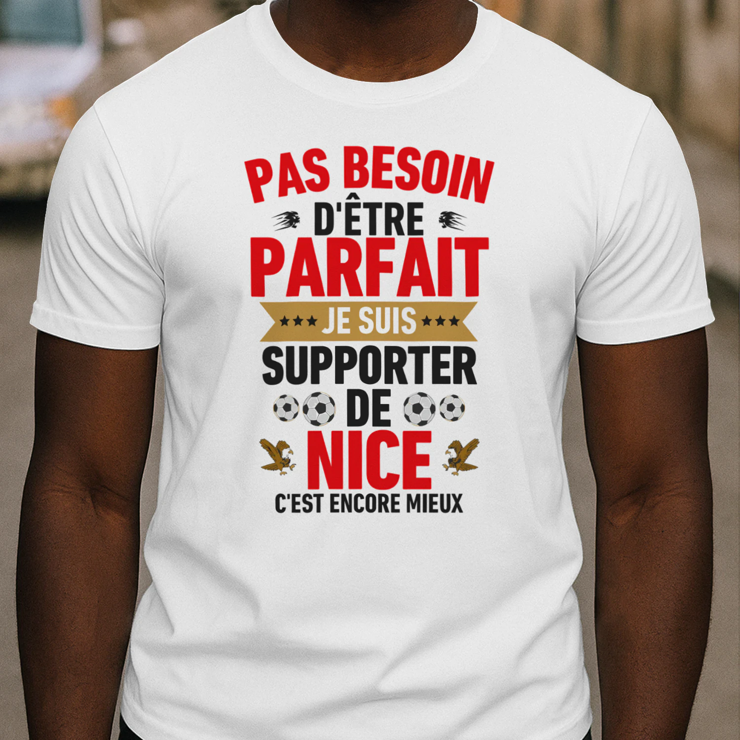 Je ne suis pas parfait mais je suis supporter de nice c'est presque pareil