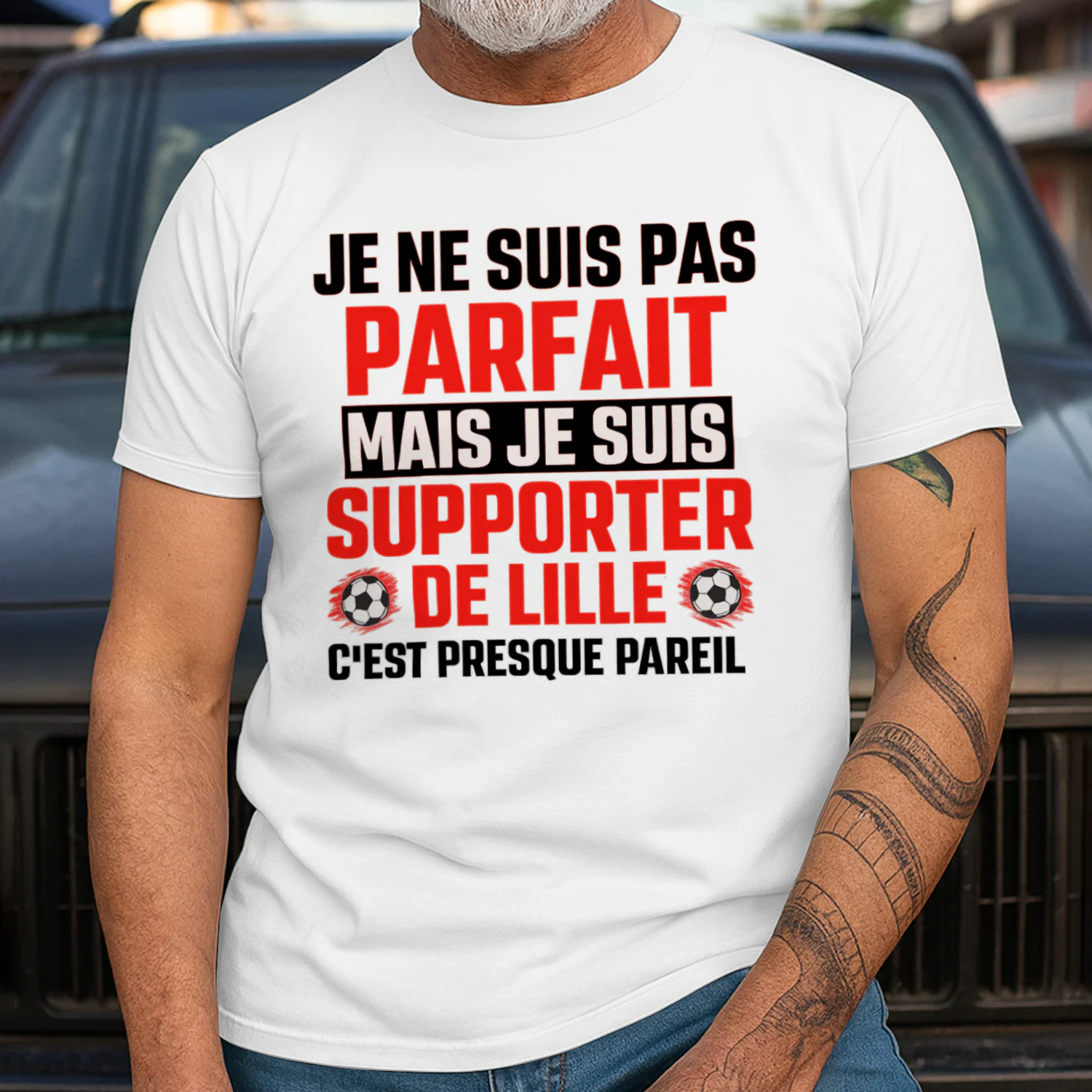 Je ne suis pas parfait mais je suis supporter de Lille c'est presque pareil