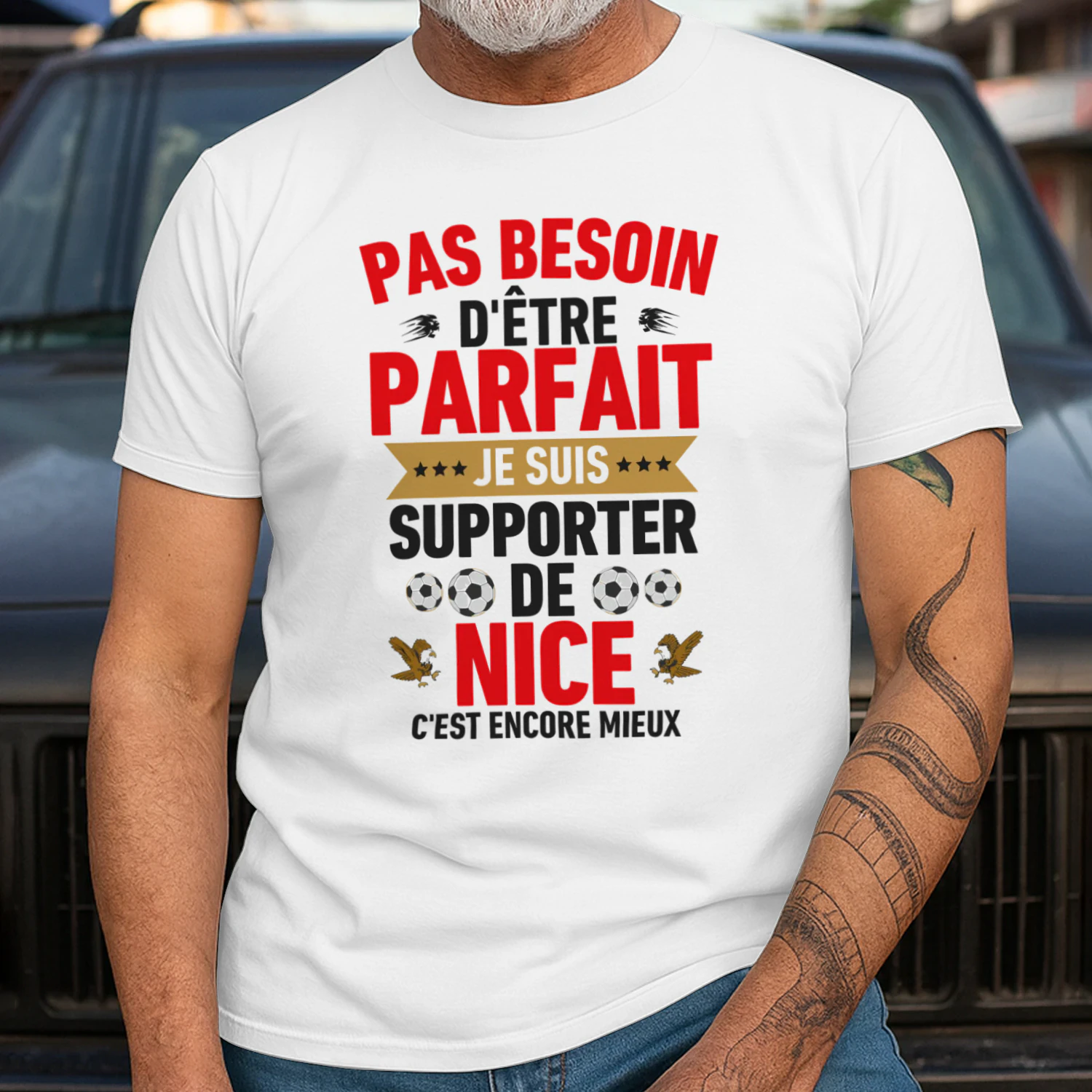Je ne suis pas parfait mais je suis supporter de nice c'est presque pareil