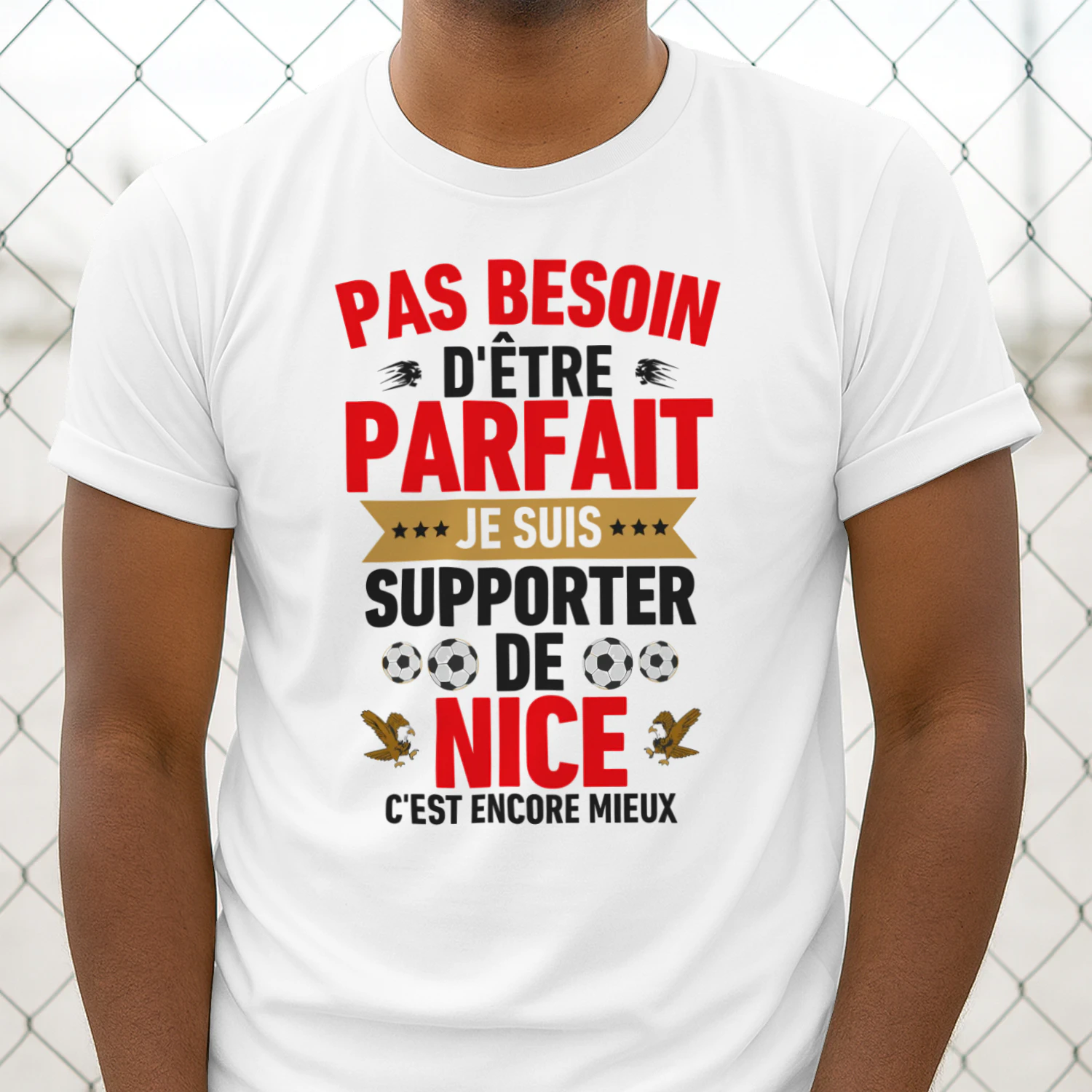 Je ne suis pas parfait mais je suis supporter de nice c'est presque pareil