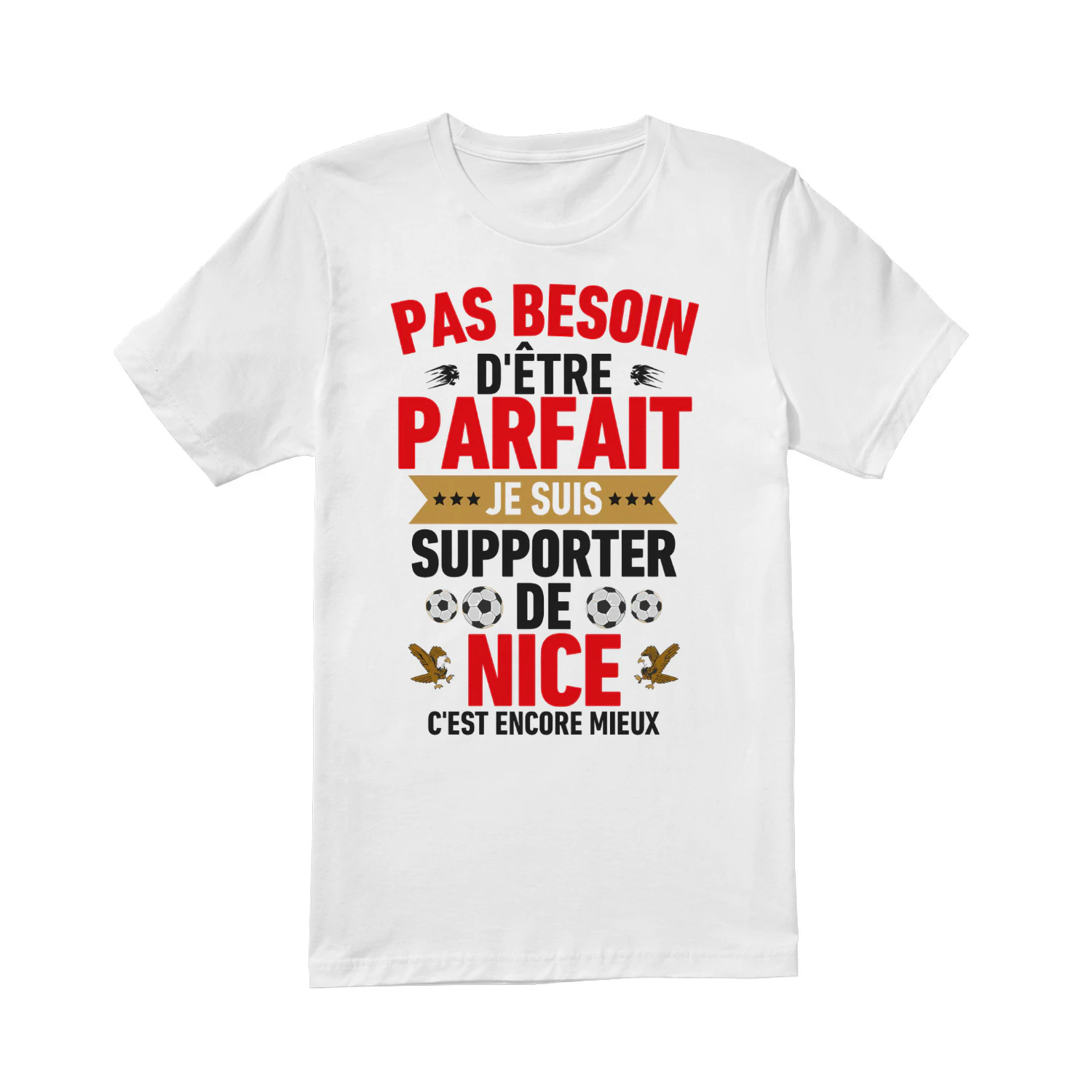 Je ne suis pas parfait mais je suis supporter de nice c'est presque pareil