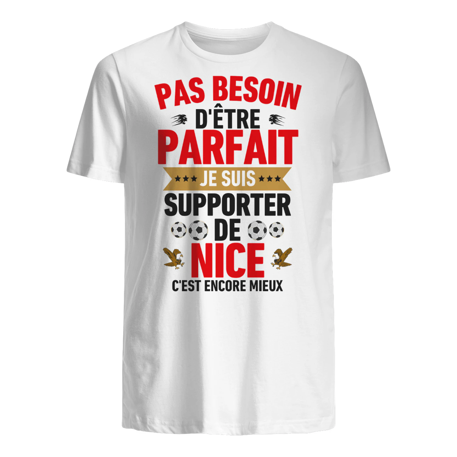 Je ne suis pas parfait mais je suis supporter de nice c'est presque pareil