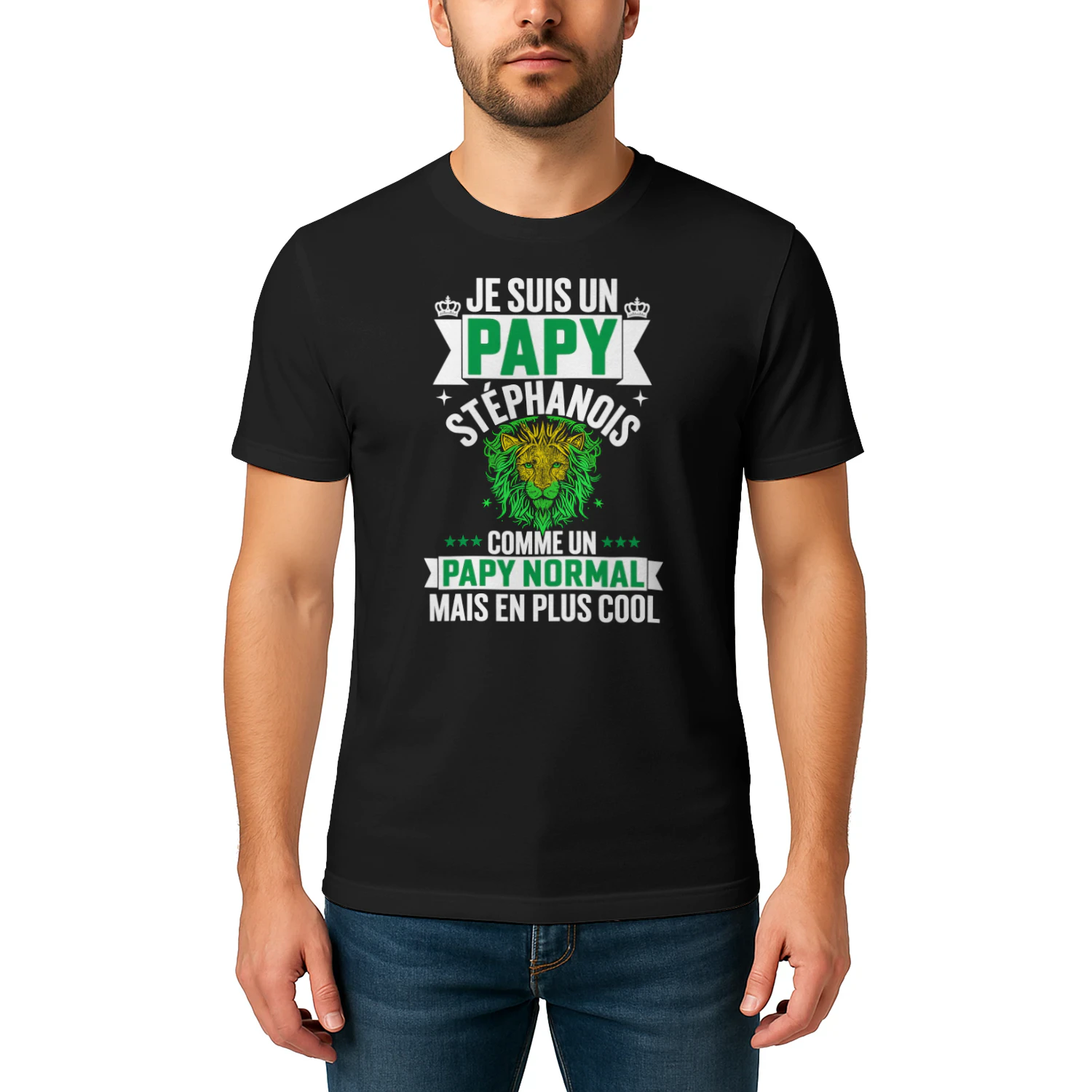je suis un papy stéphanois comme un papy normal mais en plus cool