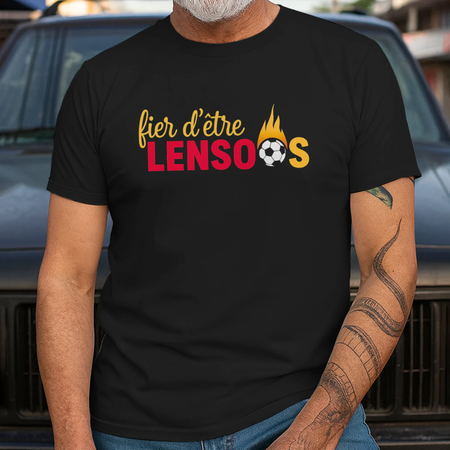 Fier D'être Lensois Cadeau Supporter Lens Foot