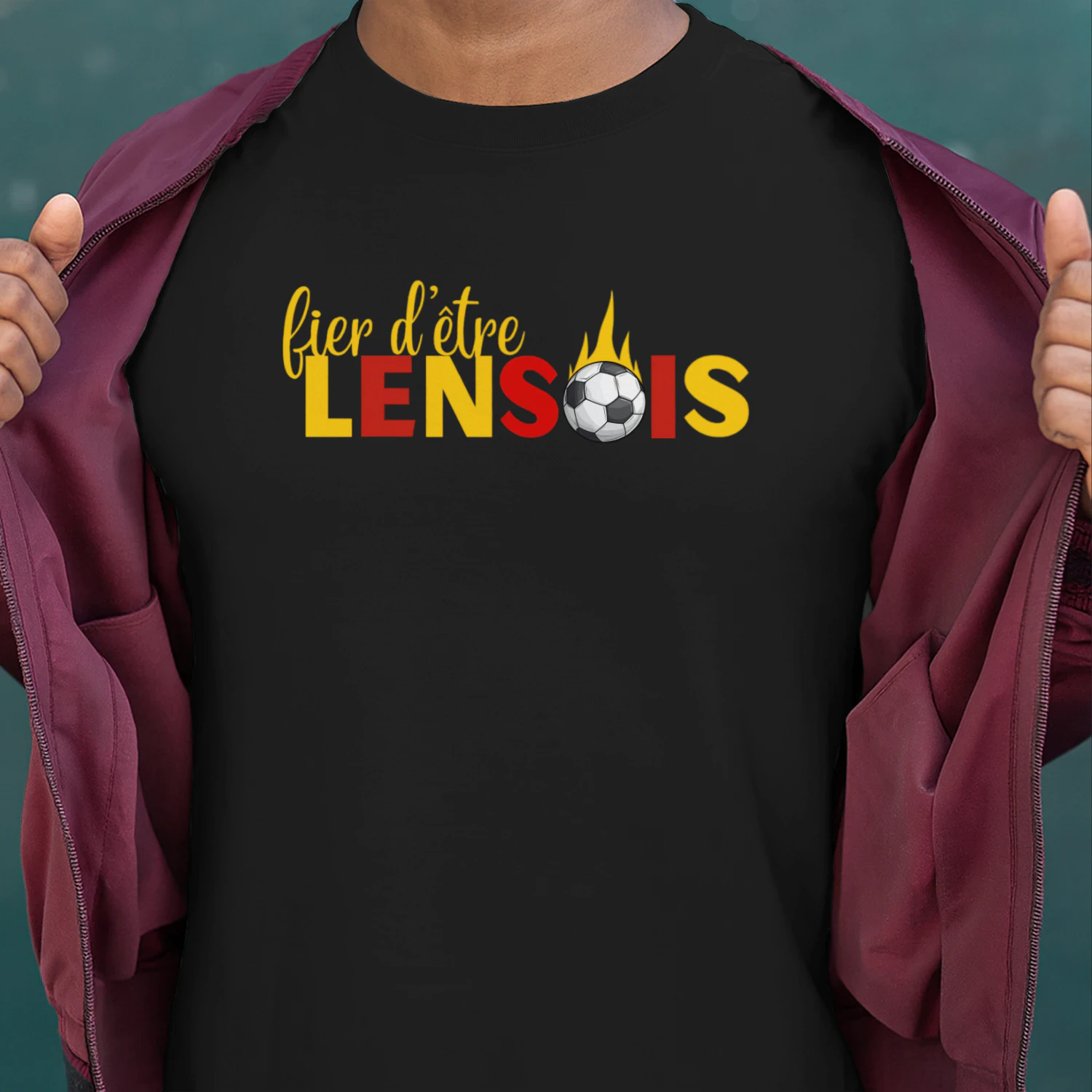 Fier D'être Lensois Cadeau Supporter Lens Foot