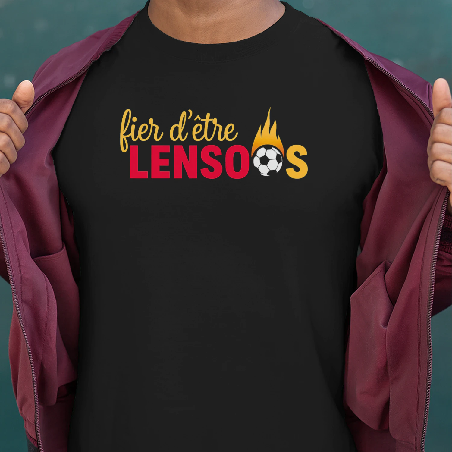 Fier D'être Lensois Cadeau Supporter Lens Foot