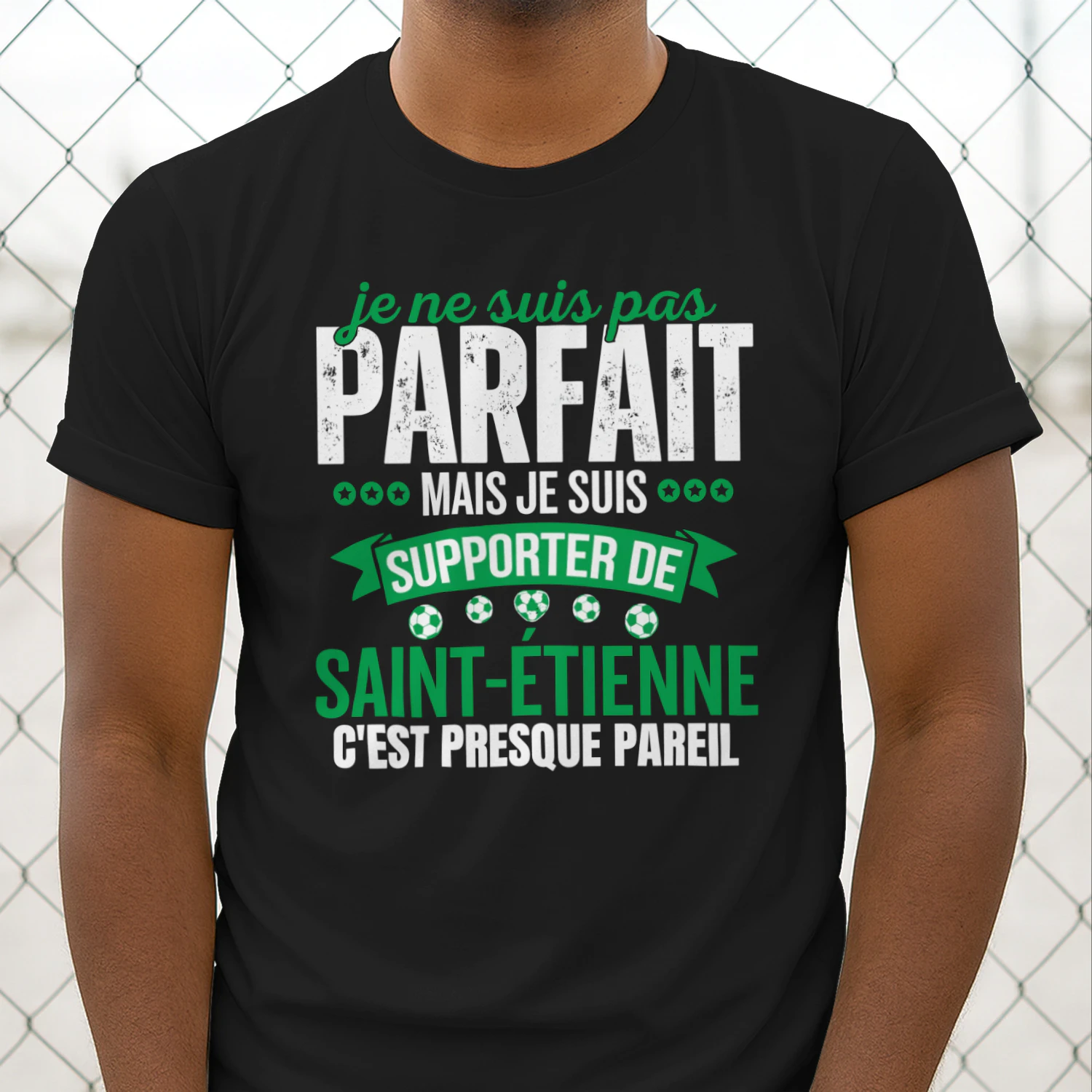 Je ne suis pas parfait mais je suis supporter de Saint-Étienne c'est presque pareil