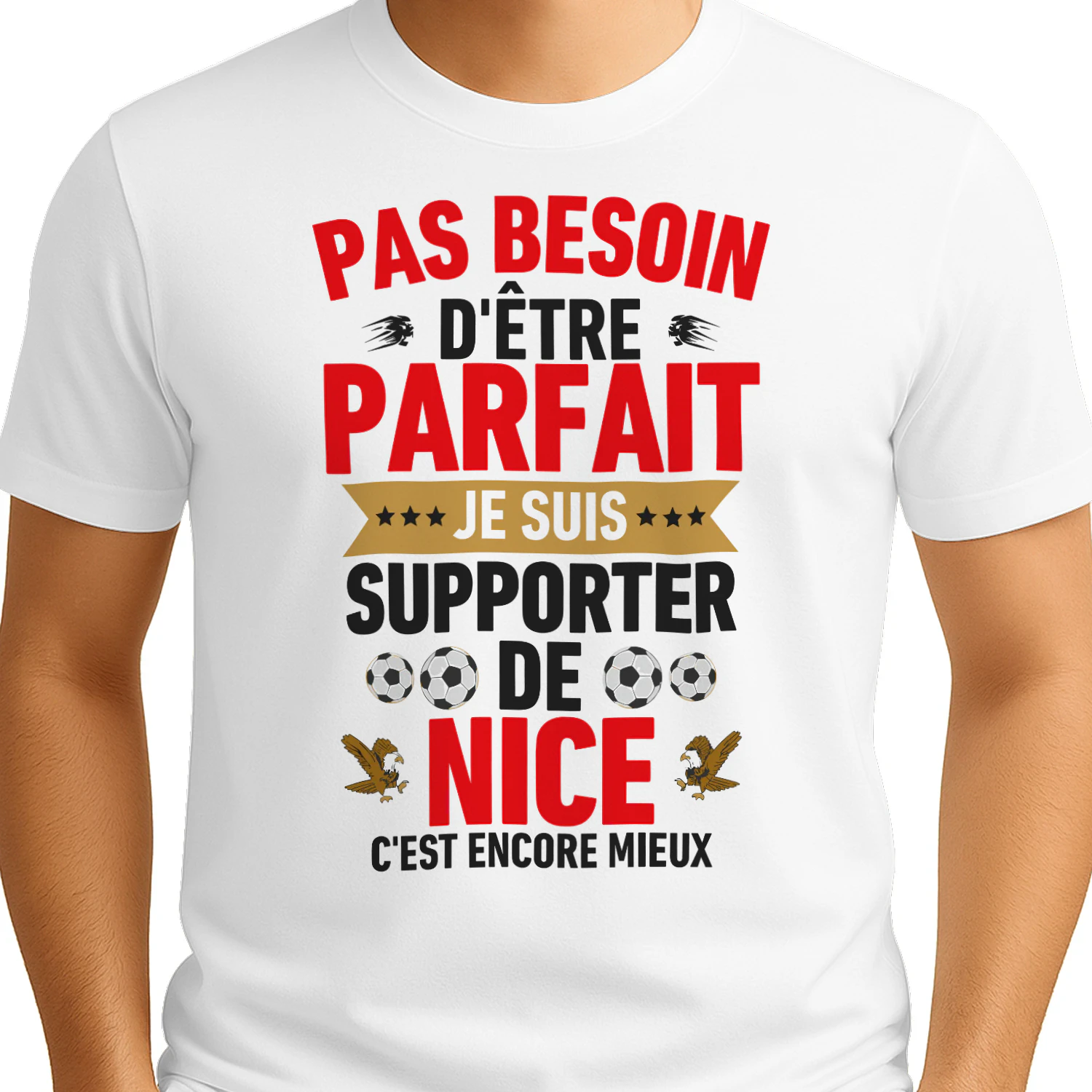 Je ne suis pas parfait mais je suis supporter de nice c'est presque pareil