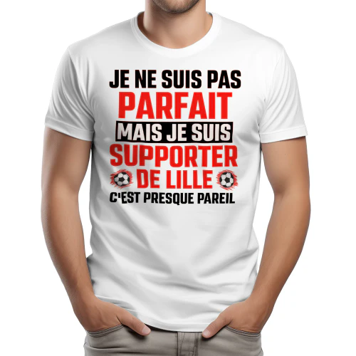 Je ne suis pas parfait mais je suis supporter de Lille c'est presque pareil