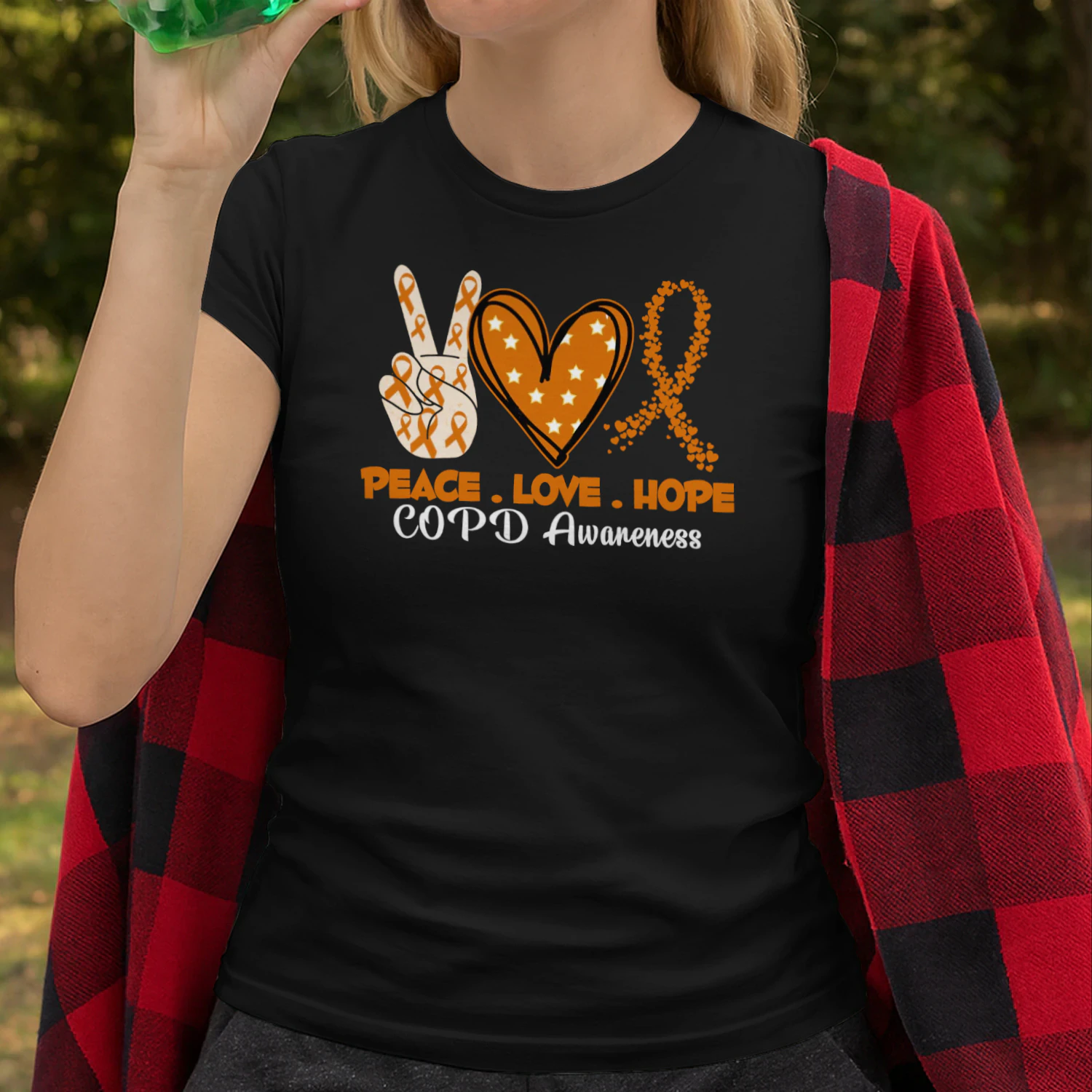 COPD Awareness Peace Love Hope
