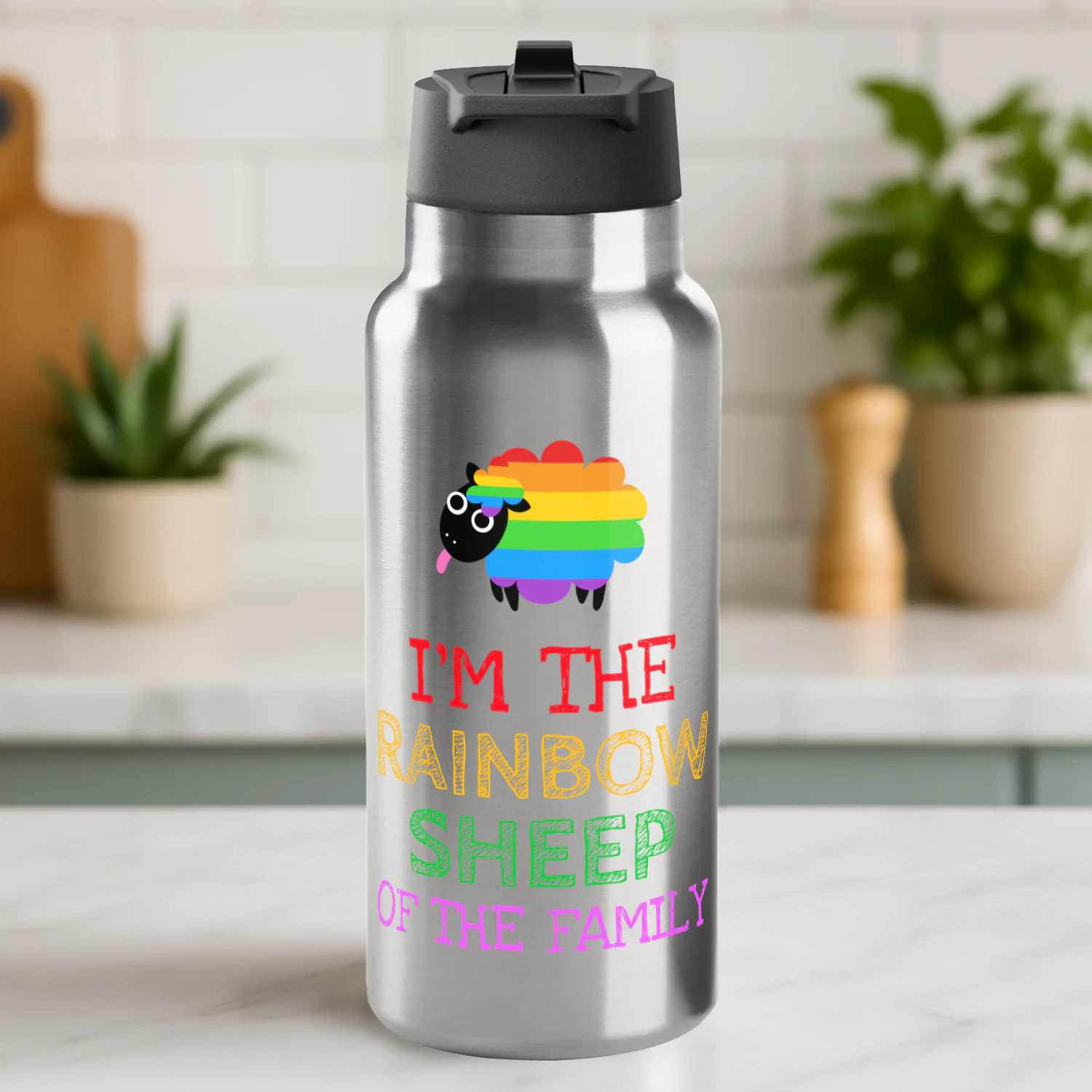 The rainbow sheep of the fam