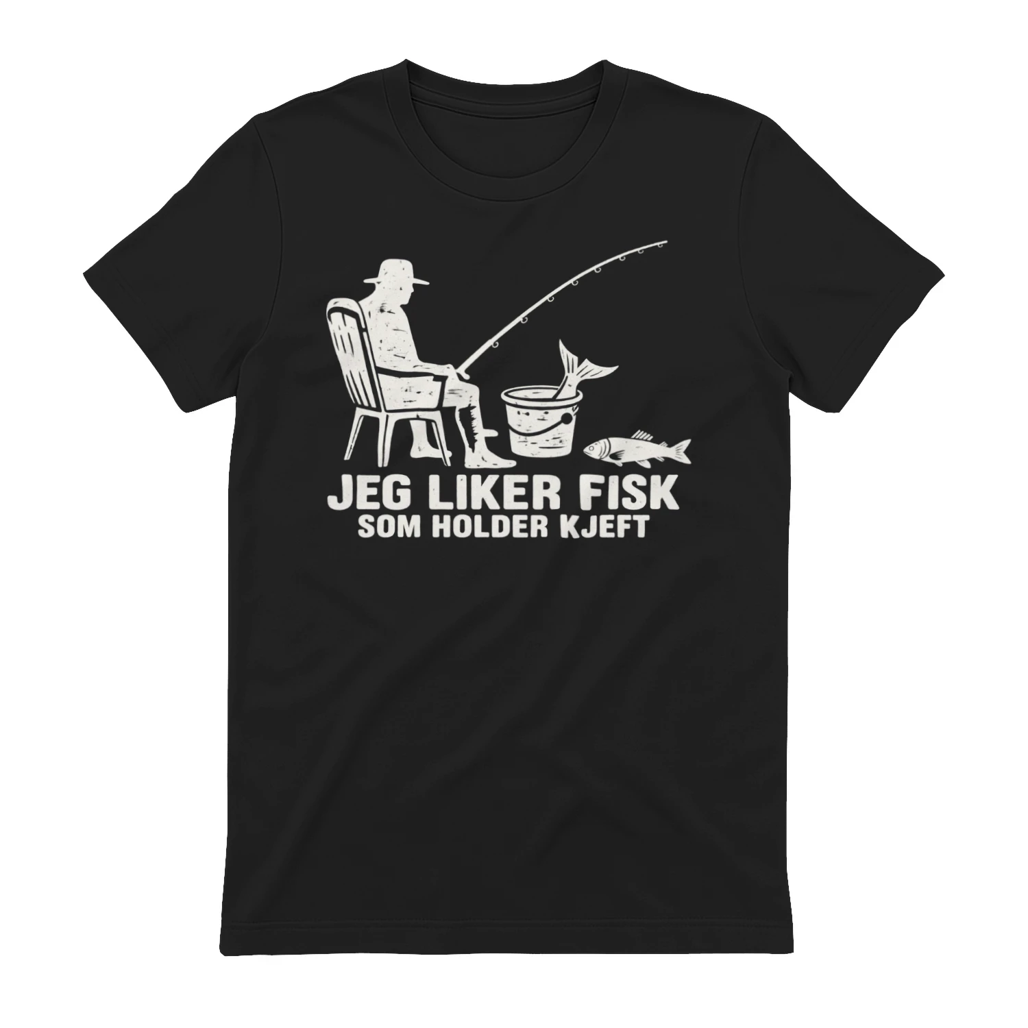 JEG LIKER FISK SOM HOLDER KJEFT